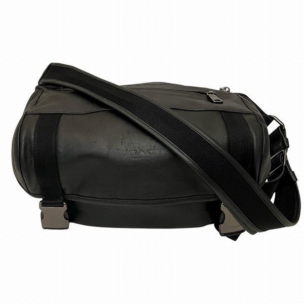 Coach Coach Sports Pack Messenger Bag Leather Shoulder Bag 71629 in Black, Men's