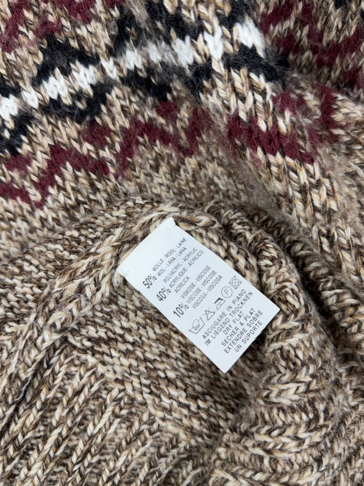 Vintage Vintage 90s Japanese style Native Hand Made Knit Sweater Size US M / EU 48-50 / 2 - 3 Thumbnail