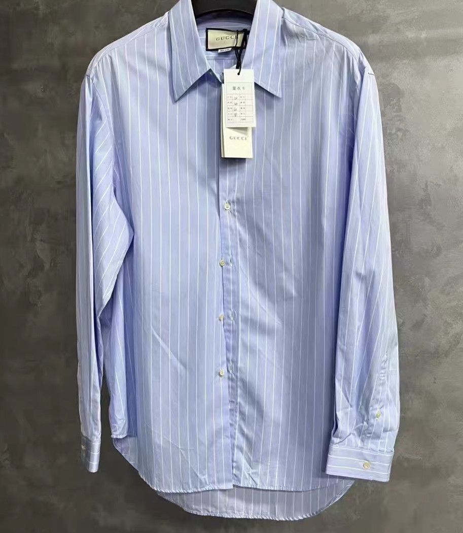 Gucci Gucci Gucci Striped Long Sleeve Shirt for Men and Women -2 Size US M / EU 48-50 / 2 - 1 Thumbnail