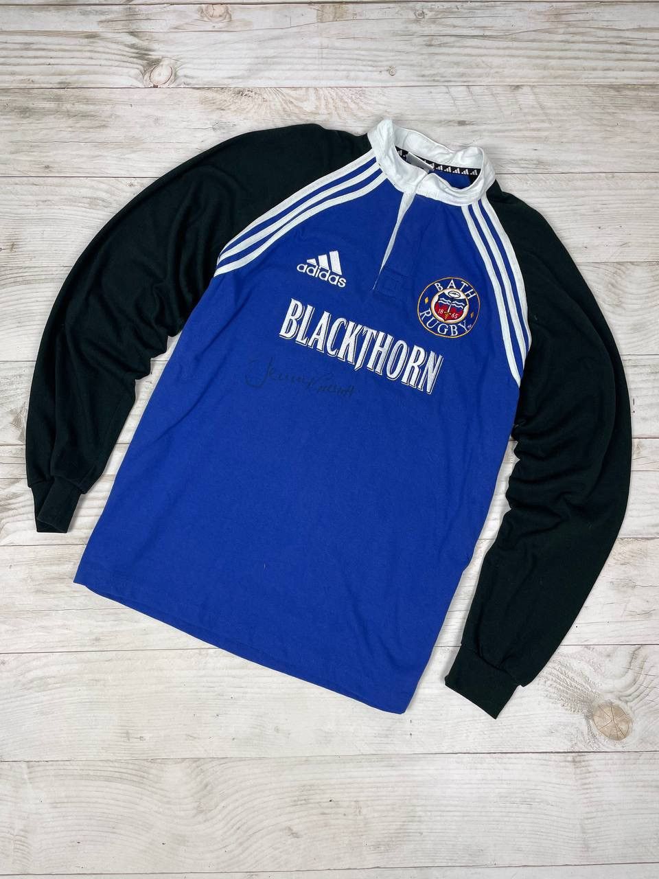 Adidas × Vintage Vintage Adidas BLACKTHORN Bath Rugby Long Sleeve