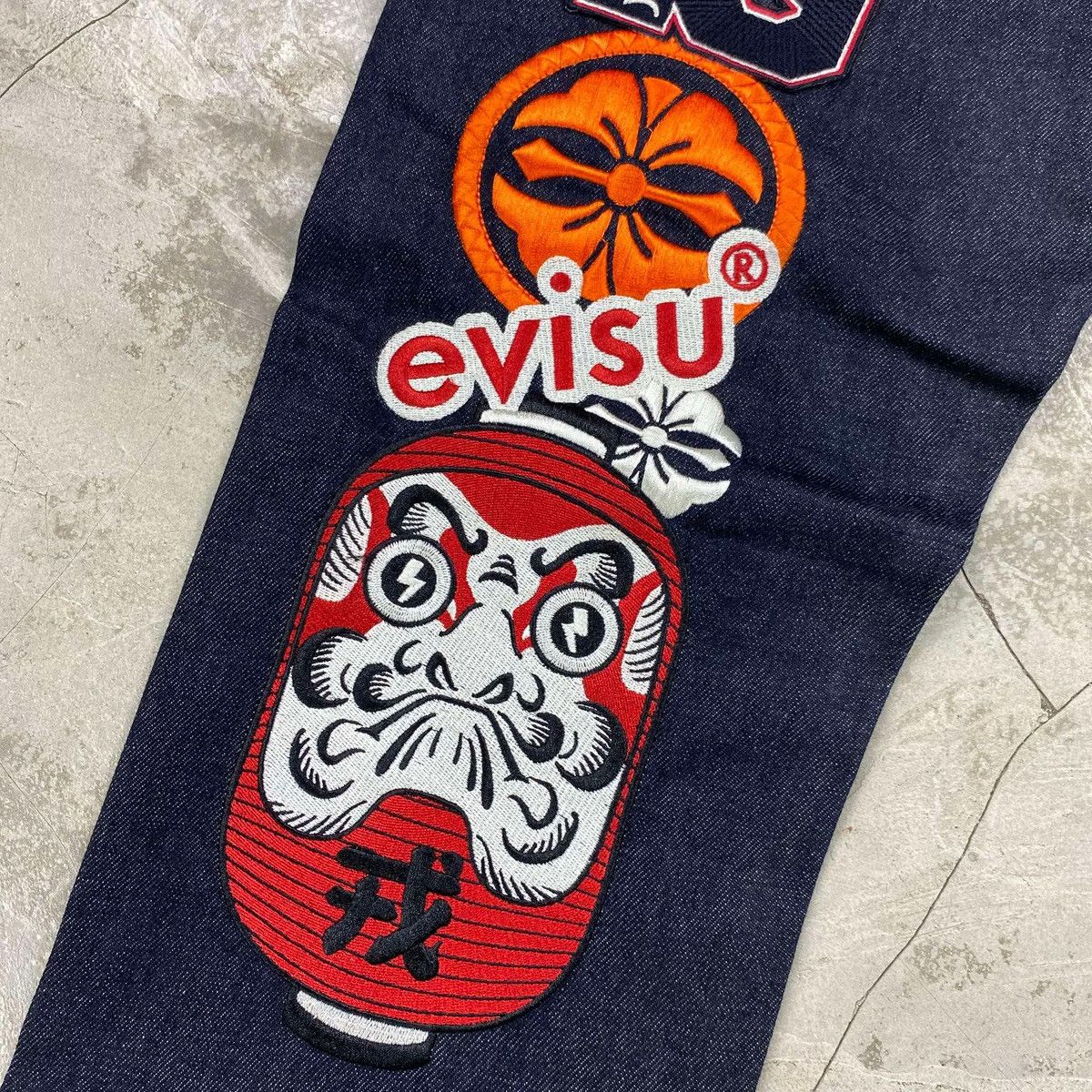 Evisu Embroidered Daicock Selvedge Denim Jeans Size US 31 - 10 Thumbnail