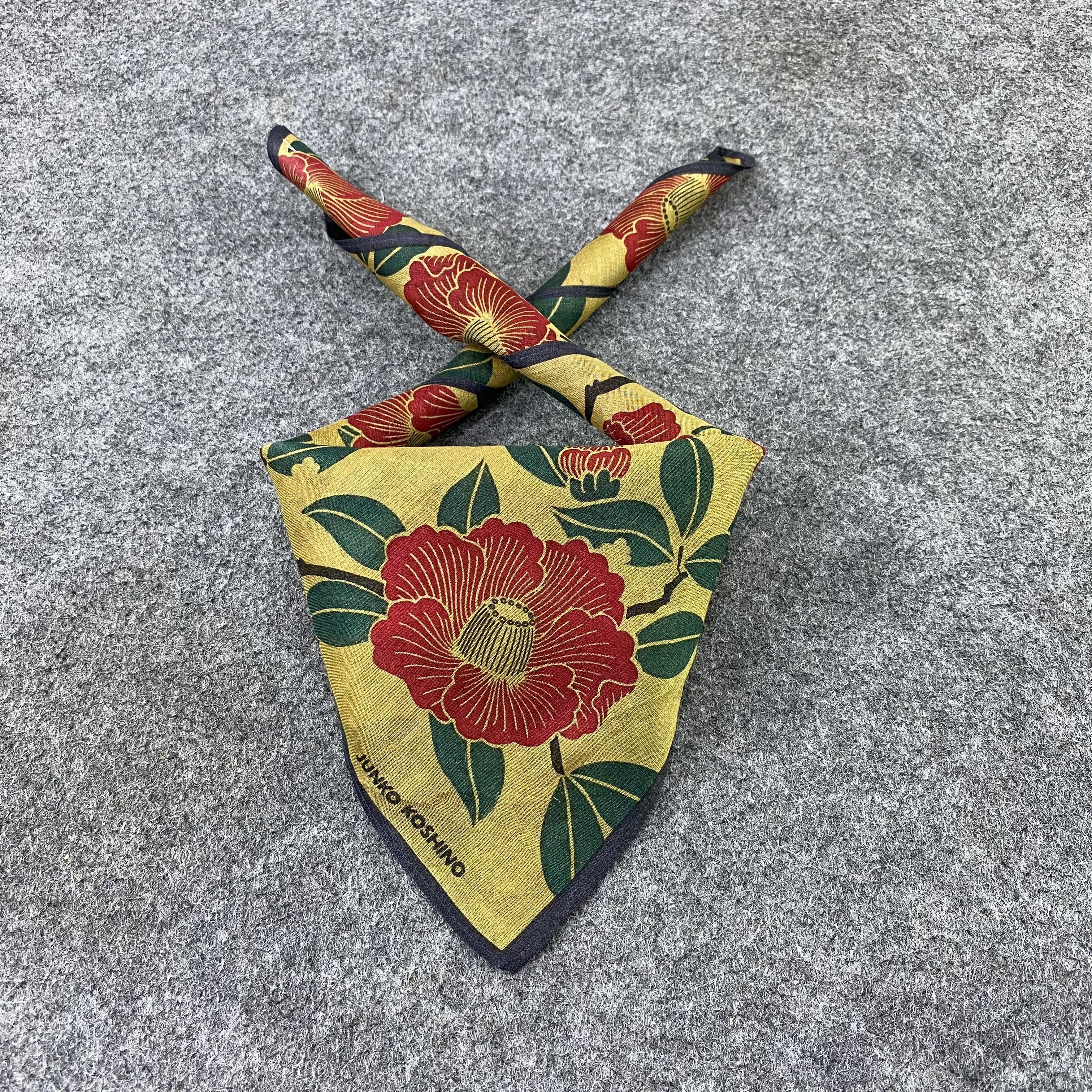 Japanese Brand Junko Koshino Handkerchief / Bandana / Neckerchief-B1377 Size ONE SIZE - 2 Thumbnail