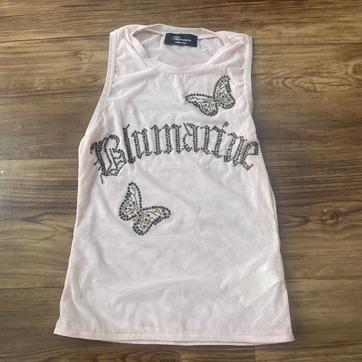 Blumarine Y2K Blumarine logo tanktop Size XS / US 0-2 / IT 36-38 - 2 Thumbnail