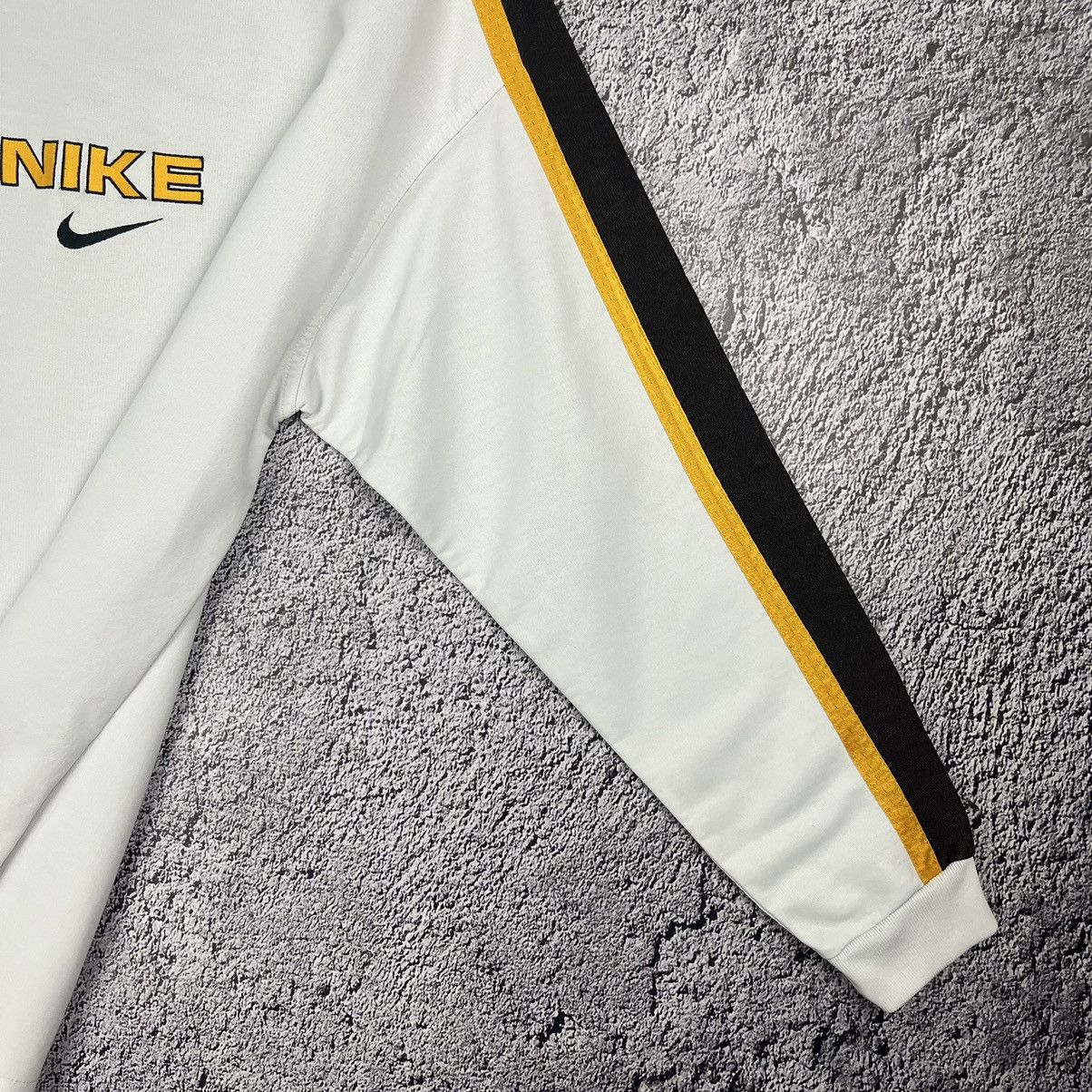 Nike × Vintage ⭐️VINTAGE⭐️ Nike 90s Sport White centre logo Sweatshirt Size US M / EU 48-50 / 2 - 9 Thumbnail
