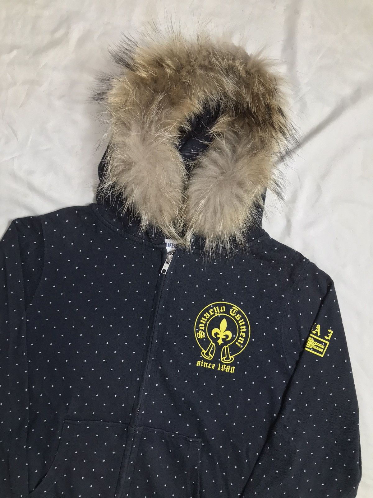 If Six Was Nine Japanese zip fur hoodie gothic ifsix lgb punks styled Size US XS / EU 42 / 0 - 2 Thumbnail