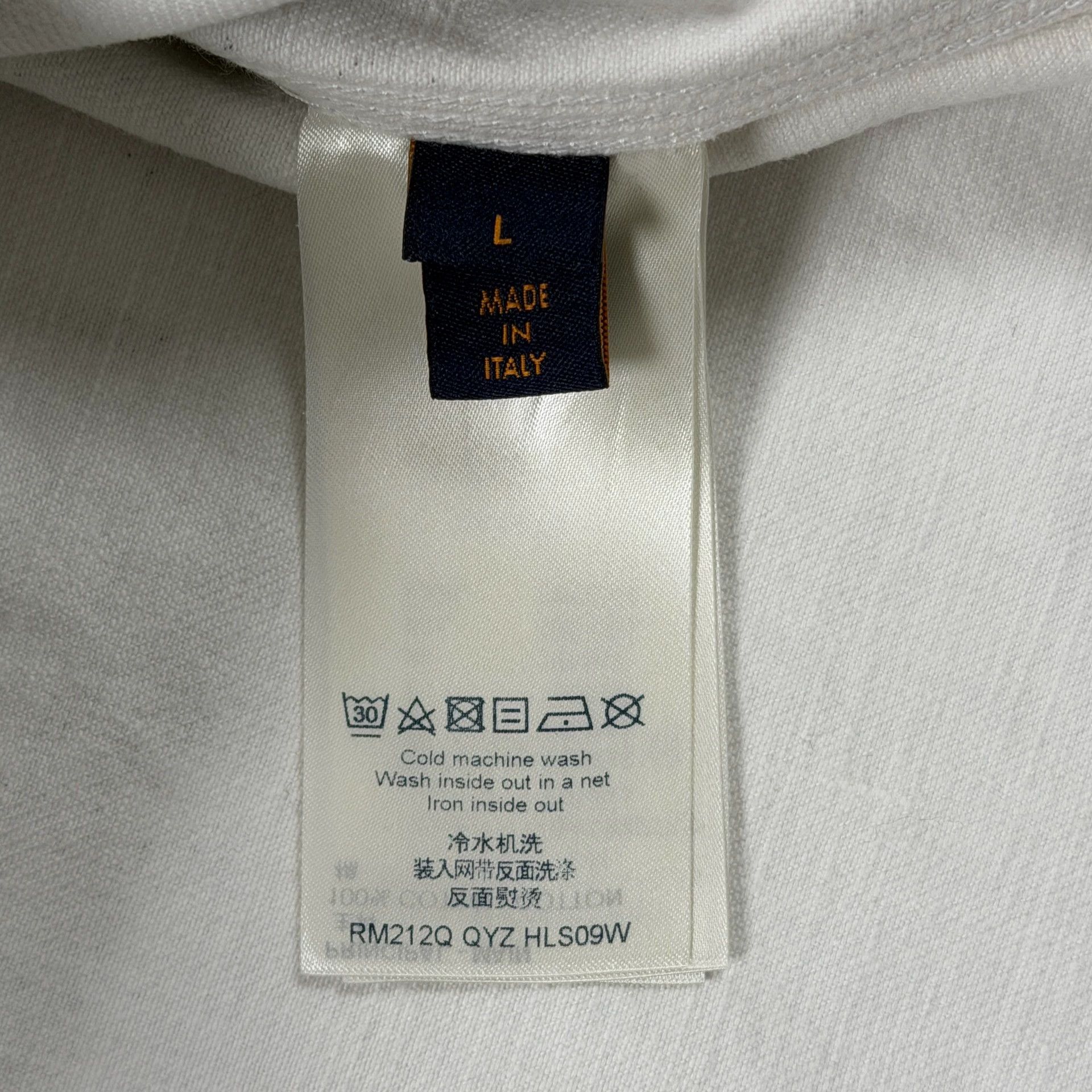 Louis Vuitton LV White/Grey Starry Sky Gradient Print Denim Shirt Size US L / EU 52-54 / 3 - 6 Thumbnail