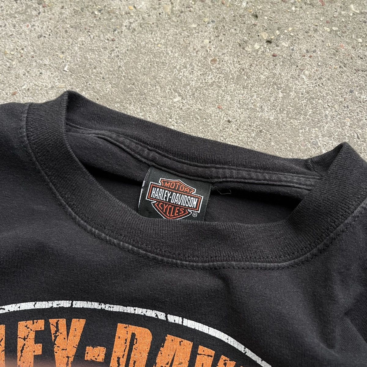 Harley Davidson × Vintage Vintage Harley Davidson chandler Black T-shirt faded Size US S / EU 44-46 / 1 - 5 Thumbnail