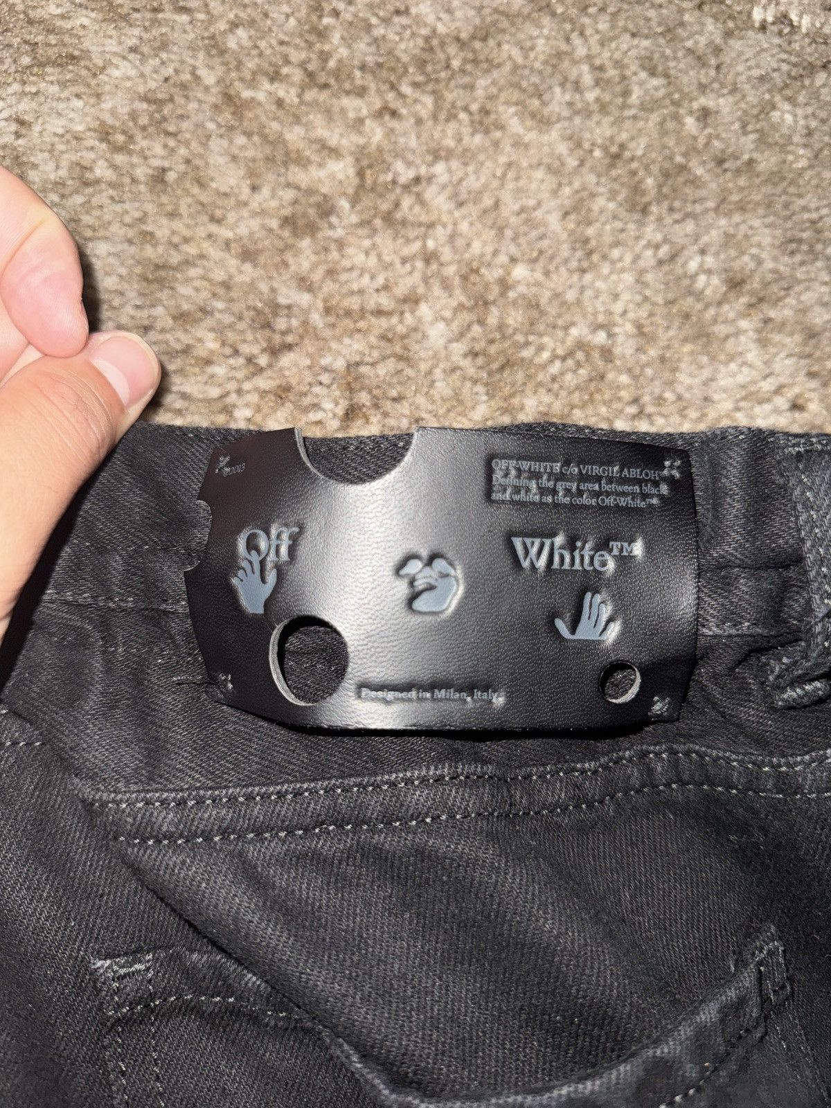 Off-White Off white jeans black denim Size US 36 / EU 52 - 3 Thumbnail