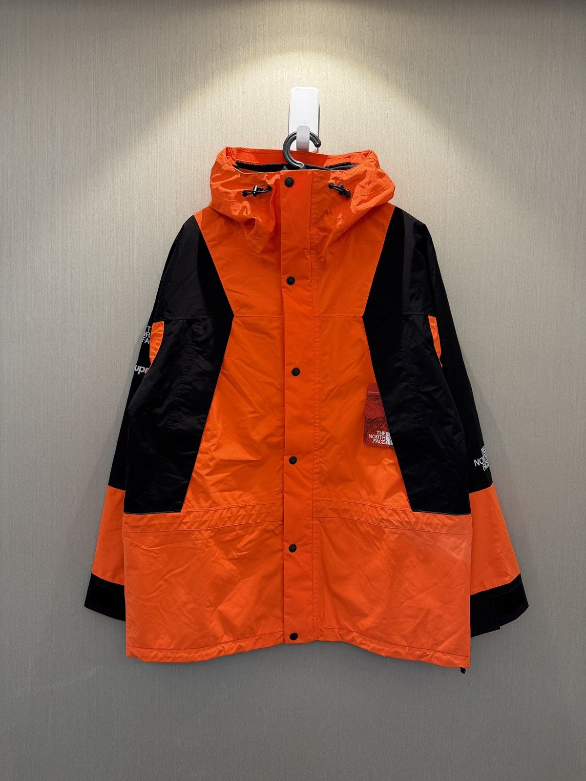 Pre-owned Supreme X The North Face Tnf Orange Mountain Parka Virgil