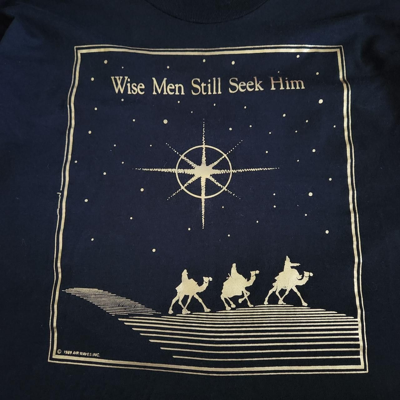 Vintage vintage “wise men still seek Him” screen stars longsleeve Size US XL / EU 56 / 4 - 2 Thumbnail