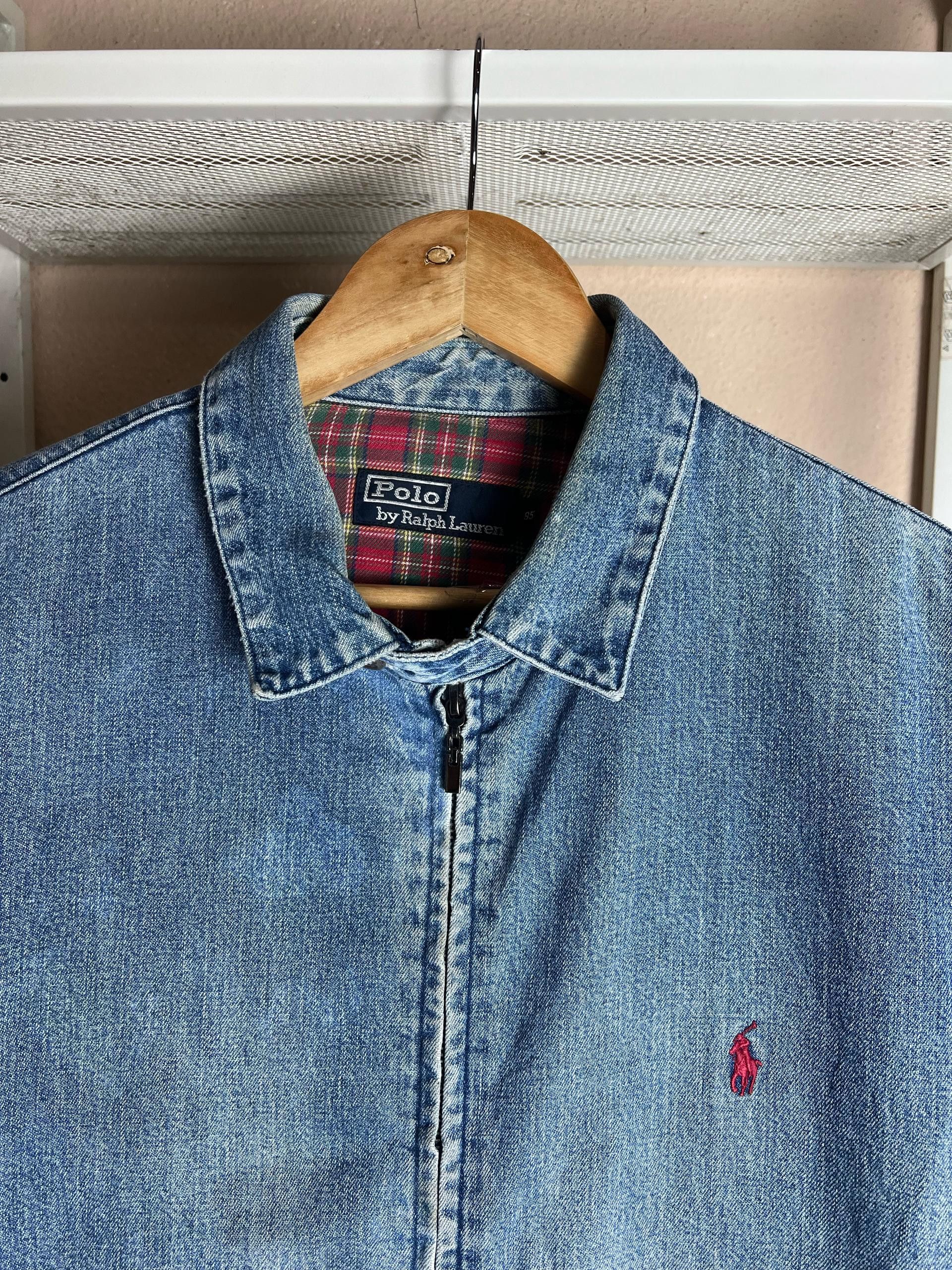 Polo Ralph Lauren × Vintage Vintage Distrassed Polo Ralph Lauren Denim Jacket Size US L / EU 52-54 / 3 - 3 Thumbnail