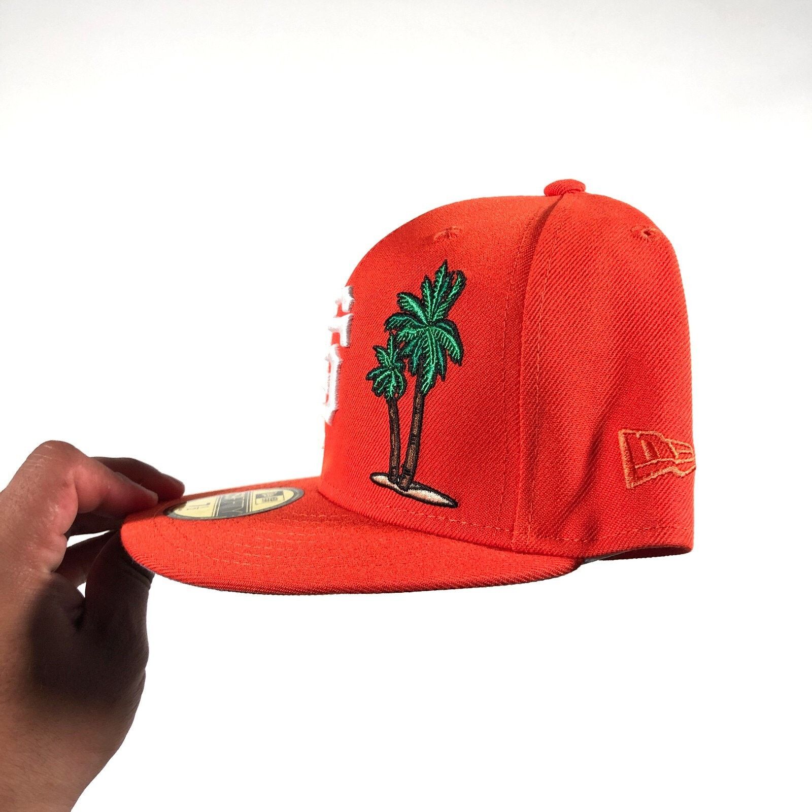 New Era San Francisco Giants Orange Palm Tree Sushi Hat Size 7 1/2 Size ONE SIZE - 3 Thumbnail