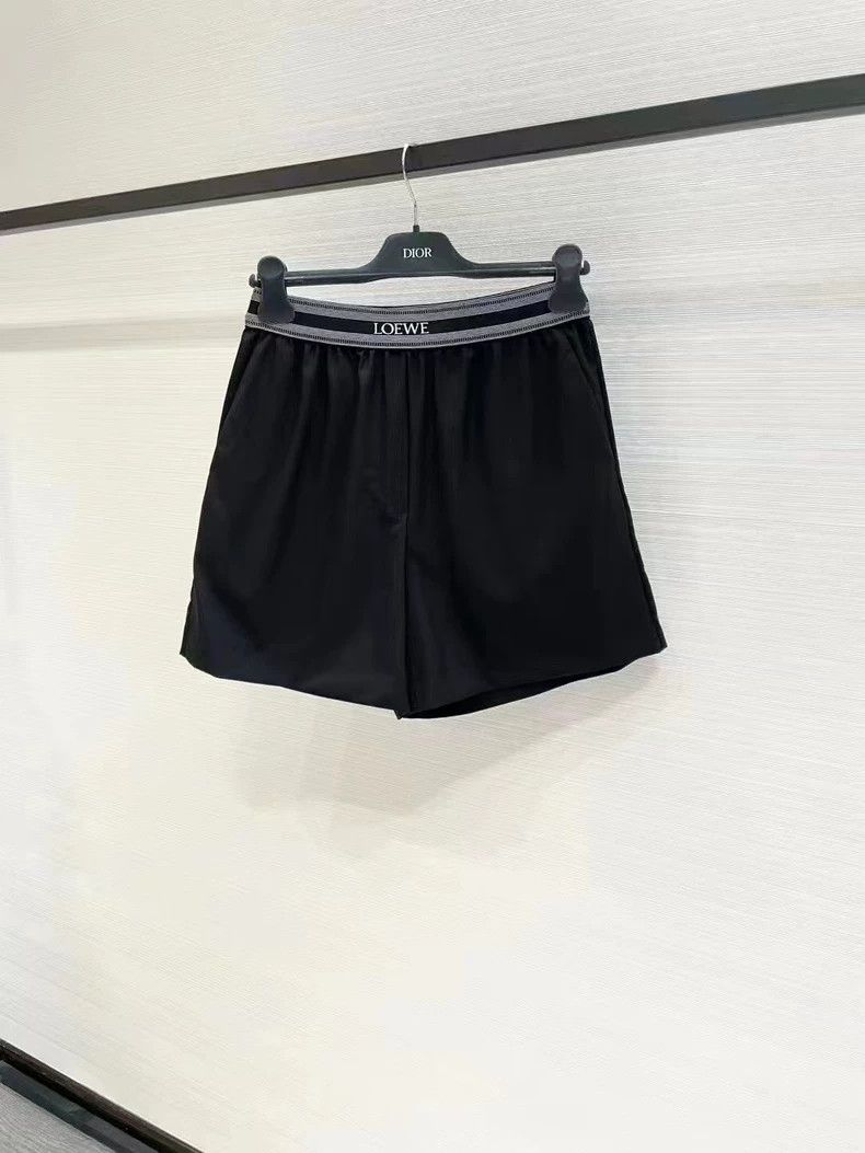 Loewe Loewe Black Wool Shorts Size XS - dmc Size US 34 / EU 50 - 1 Thumbnail