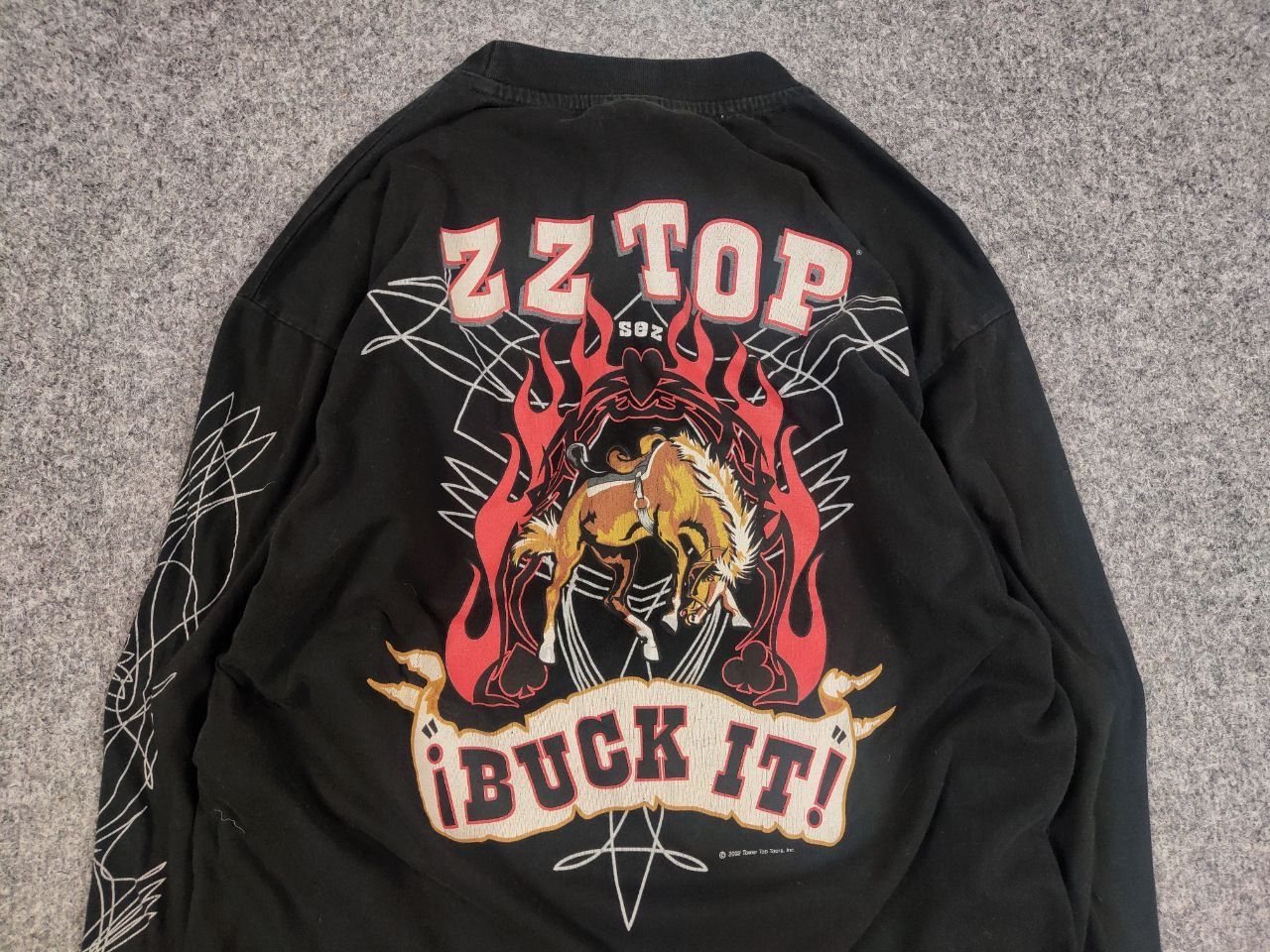Band Tees Vintage ZZ Top 2002 Buck in Tour T Shirt Longsleeve Size US S / EU 44-46 / 1 - 5 Thumbnail