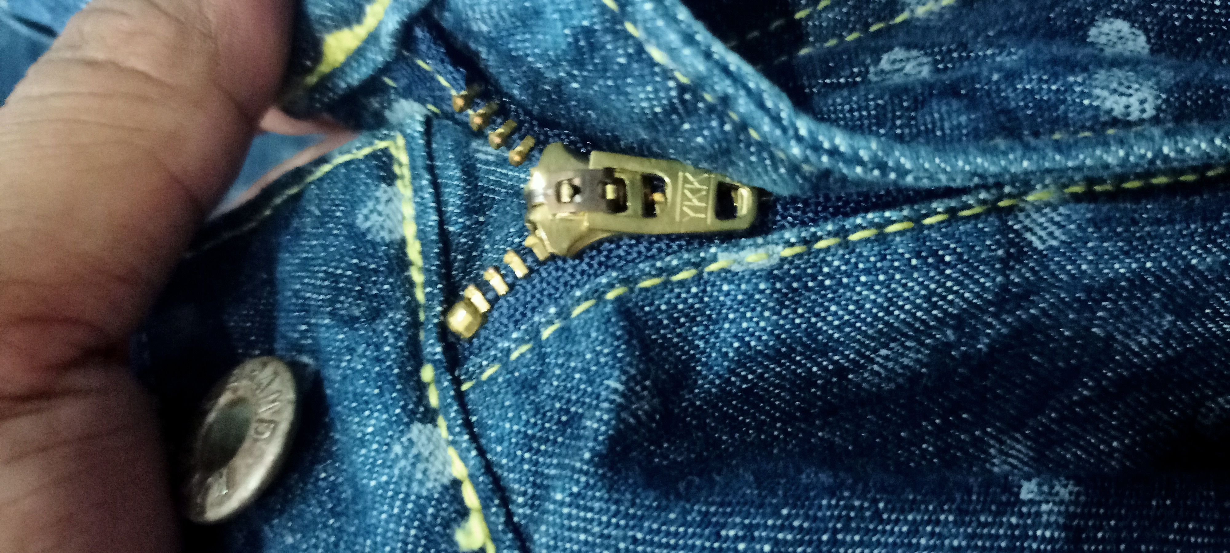 Kapital Kapital Denim Polcadot Size 29" - 5 Thumbnail