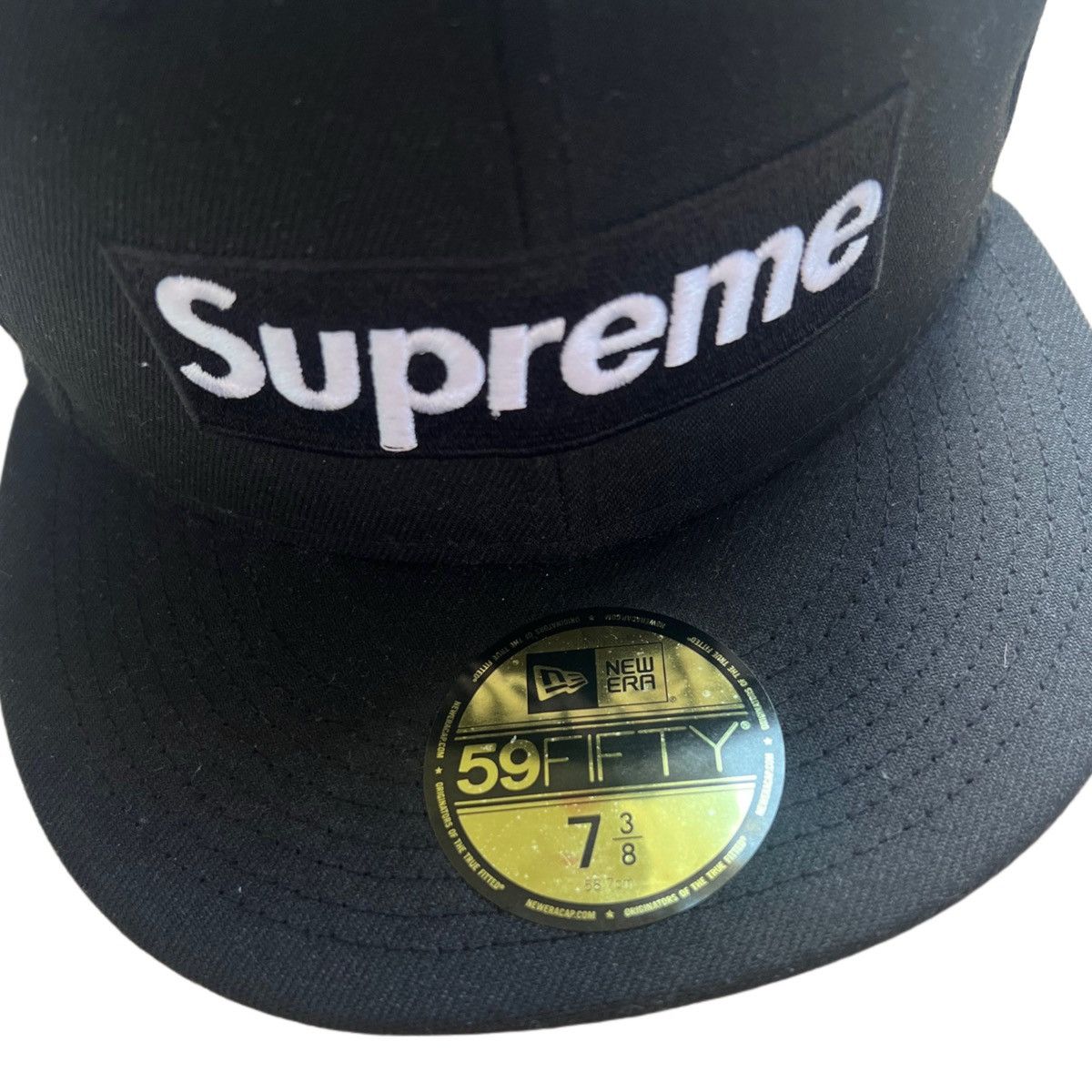New Era × New York Yankees × Supreme Supreme x New Era Yankees 27-Time Champions Box Logo Size ONE SIZE - 3 Thumbnail