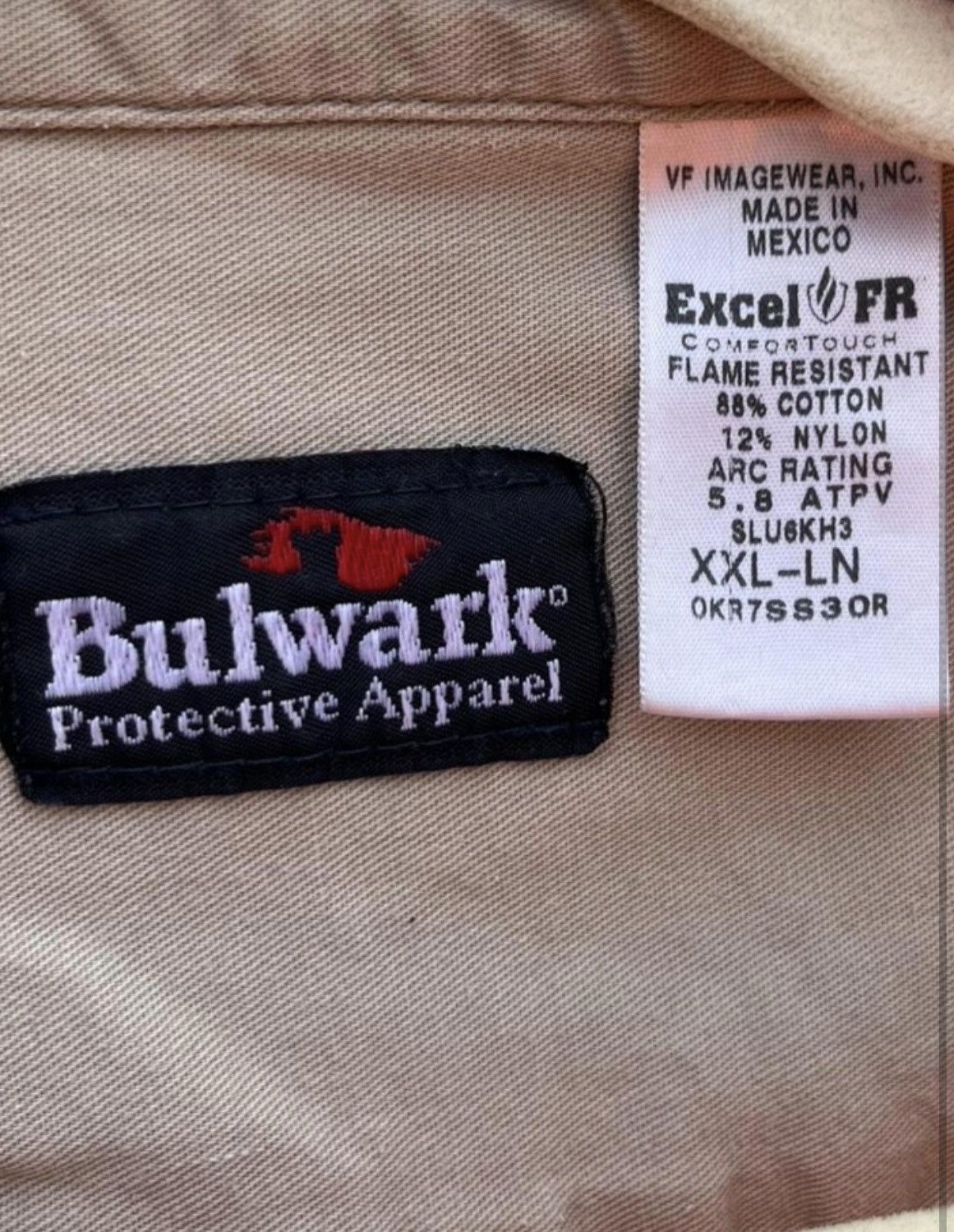 Vintage Duke Energy Work Shirt | Flame-Resistant | XXL-LN Size US XXL / EU 58 / 5 - 7 Thumbnail