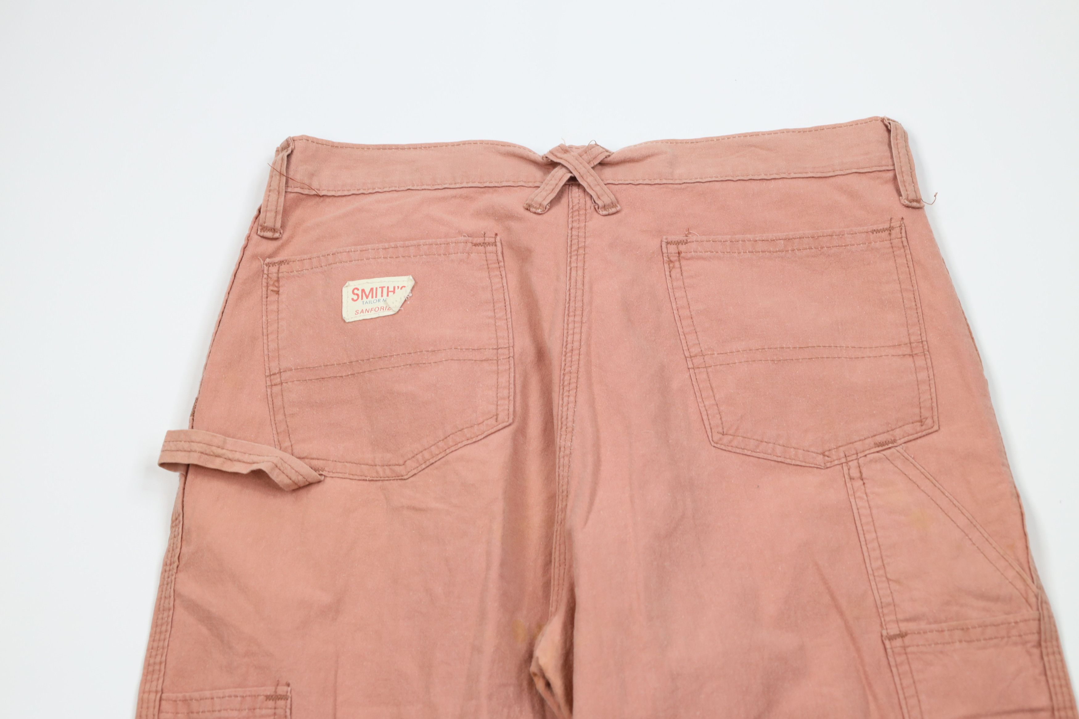Vintage Vintage 60s 70s Streetwear Dungaree Work Pants Pink USA Size US 32 / EU 48 - 10 Thumbnail