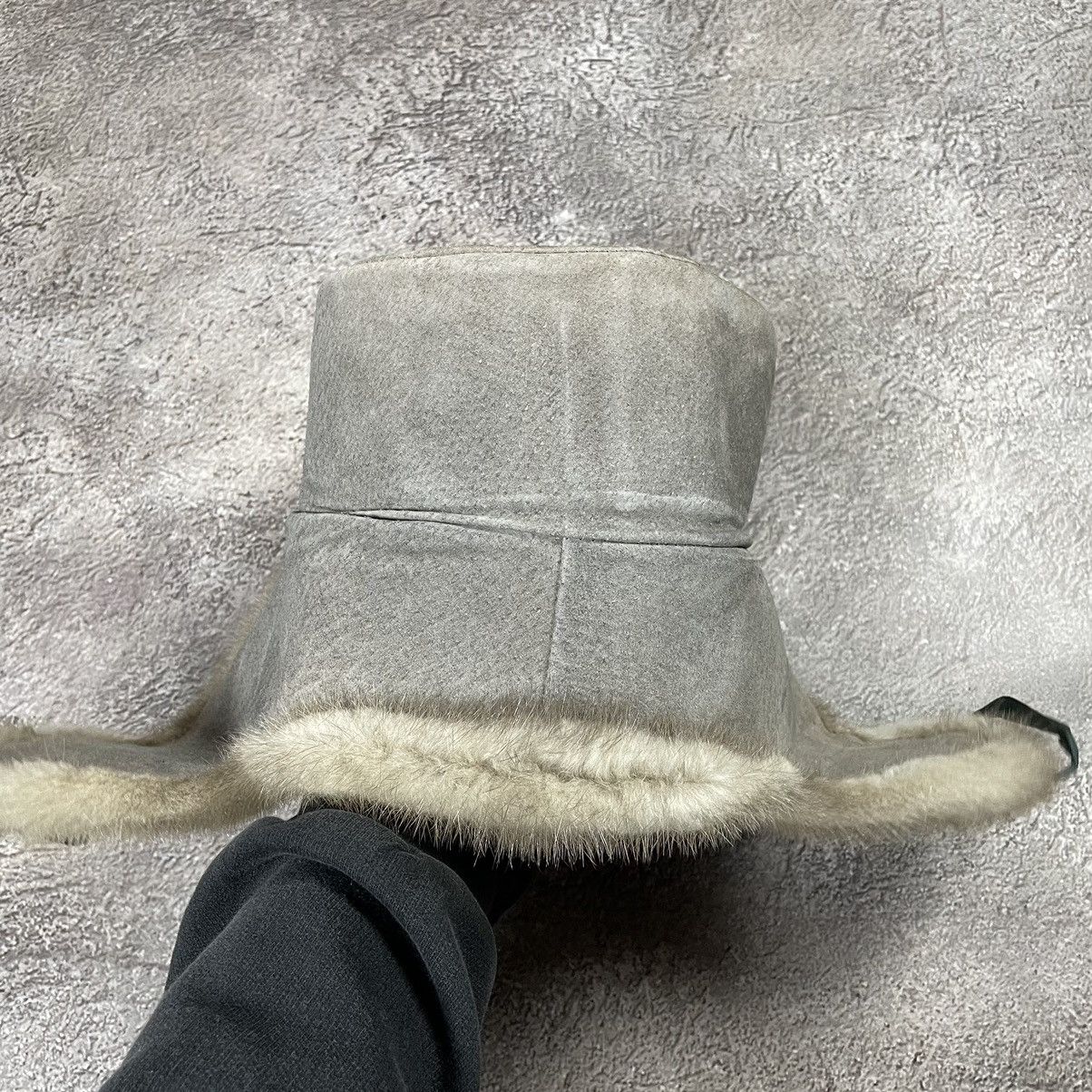 Vintage Vintage 90s Mohair Beanie Faux Fur Cream Knit Hat Drip OS Size ONE SIZE - 8 Thumbnail