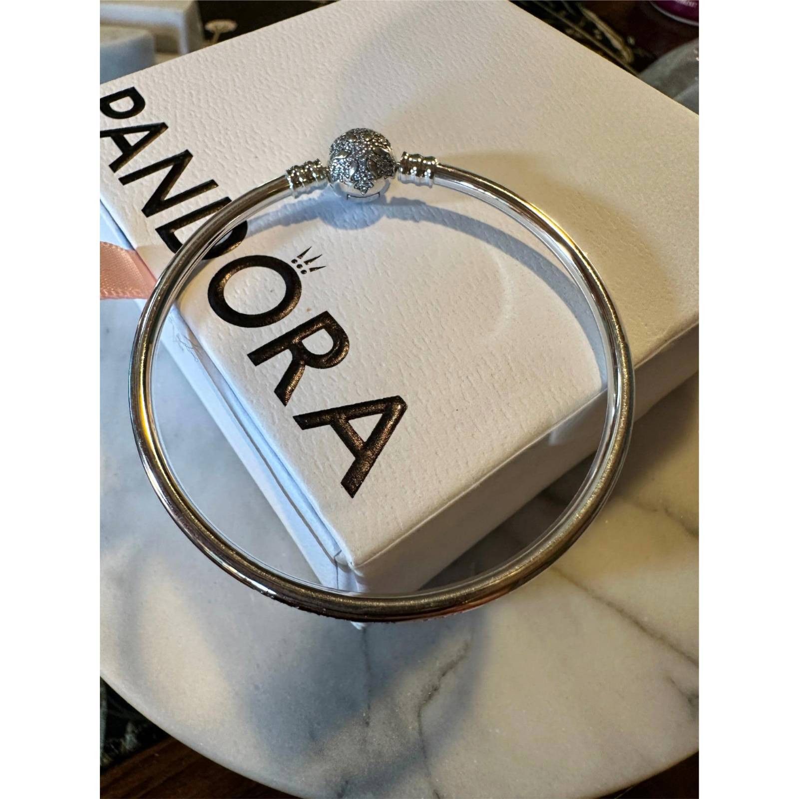 pandora Authentic Pandora Retired Engraved "UNIQUE AS YOU ARE" Snowf Size ONE SIZE - 7 Thumbnail