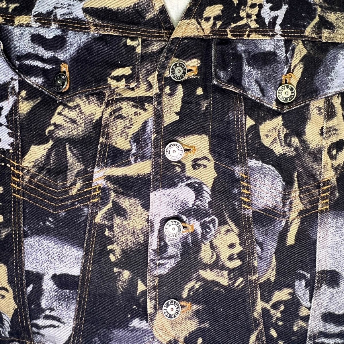 Jean Paul Gaultier Jean Paul GAULTIER 1992AW Face Printed Vest & Pants Set-up Size US 44 / EU 60 - 5 Thumbnail