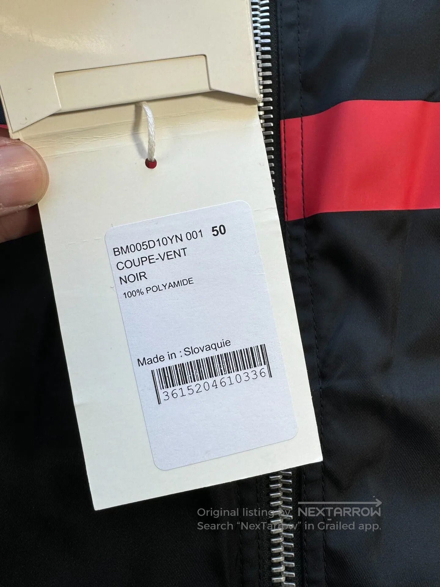 Givenchy Givenchy Black and Red Hooded Jacket. Size US L / EU 52-54 / 3 - 4 Thumbnail