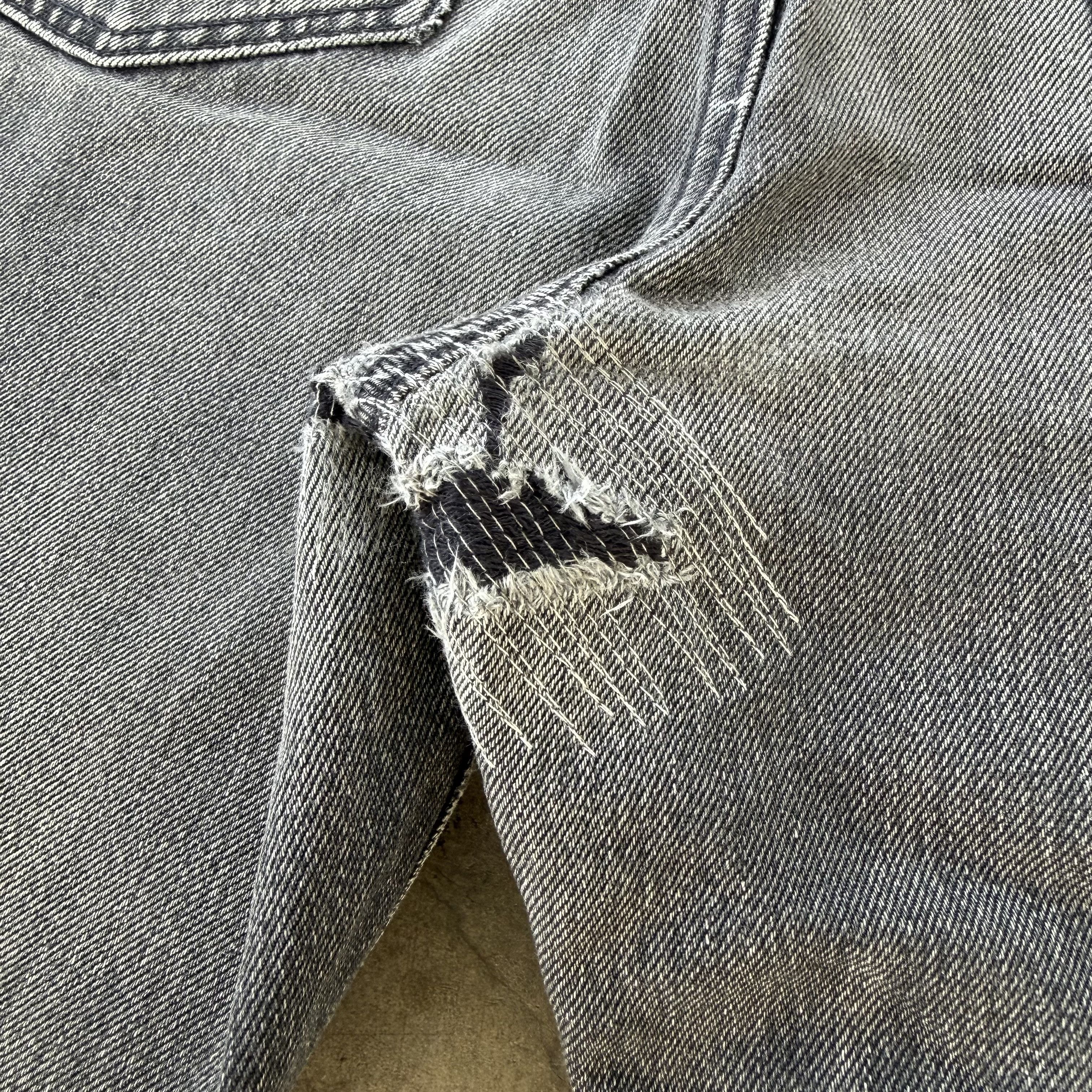 Japanese Brand W36x29 Vintage Japanese Black Denim Jean Pants Size US 36 / EU 52 - 9 Thumbnail