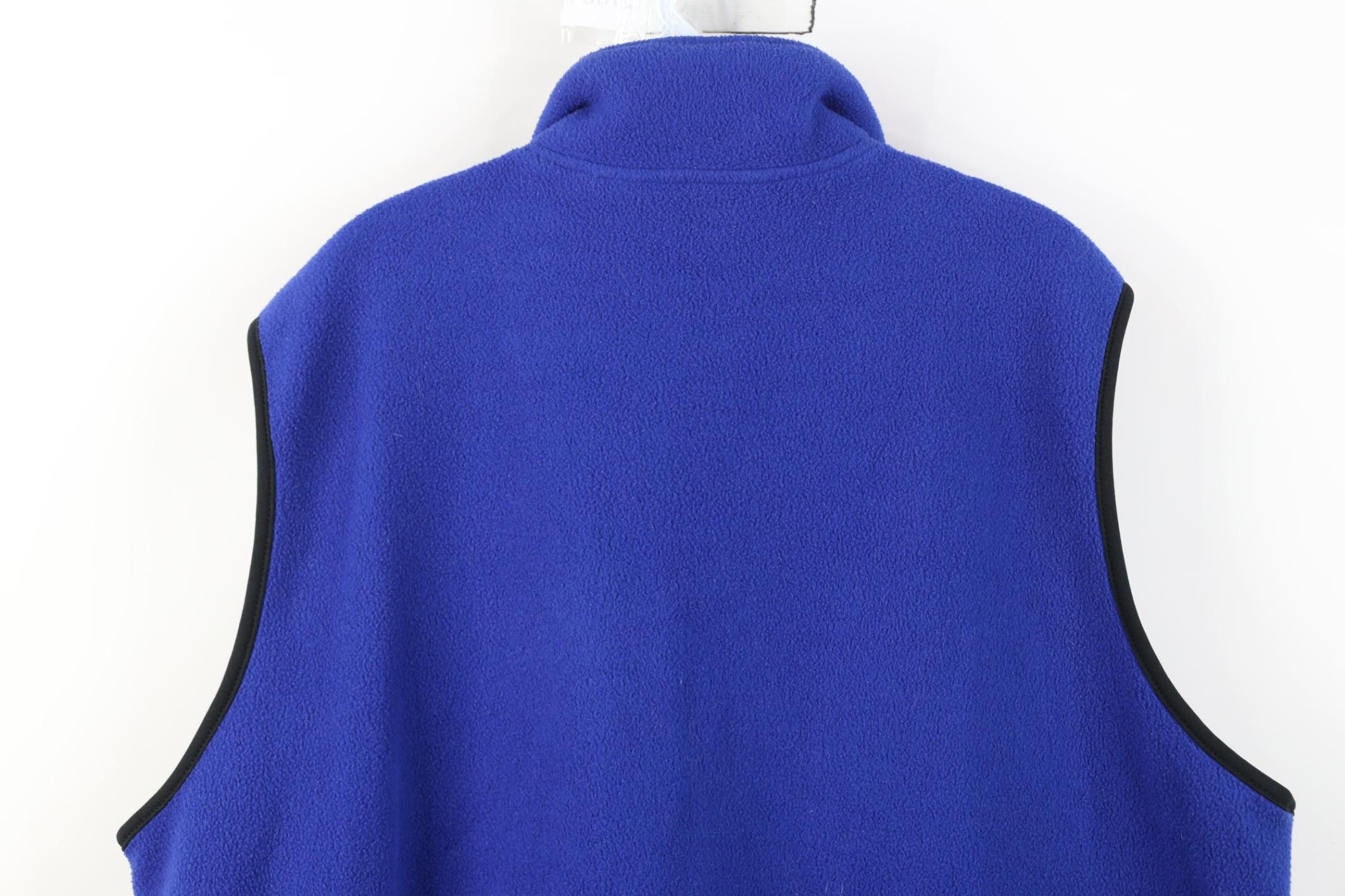 Eddie Bauer Vintage 90s Eddie Bauer Fleece Full Zip Vest Jacket Blue Size US L / EU 52-54 / 3 - 13 Thumbnail