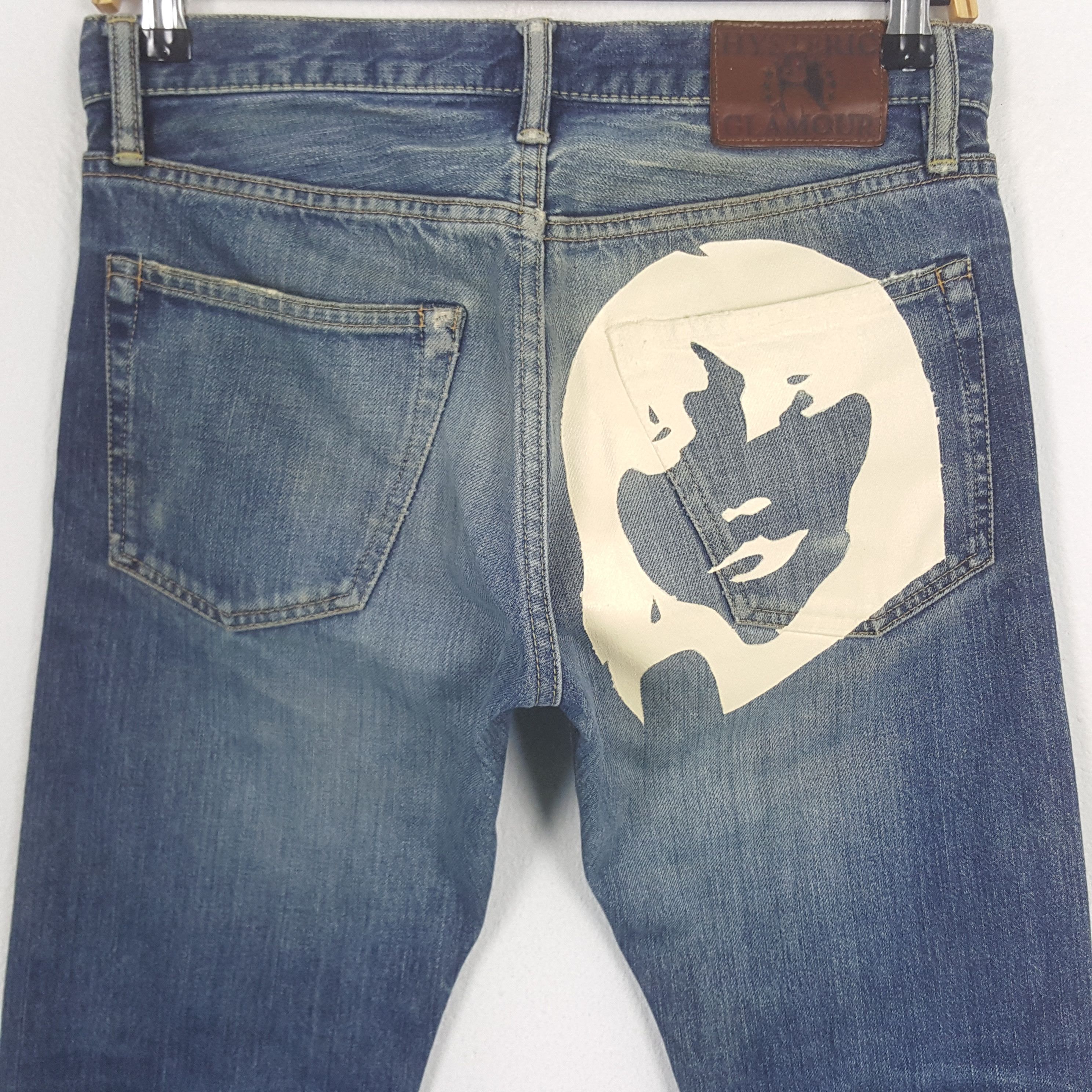 Hysteric Glamour × Japanese Brand × Vintage Vintage Hysteric Glamour Selvedge Custom Logo Denim Jeans Size US 30 / EU 46 - 2 Thumbnail