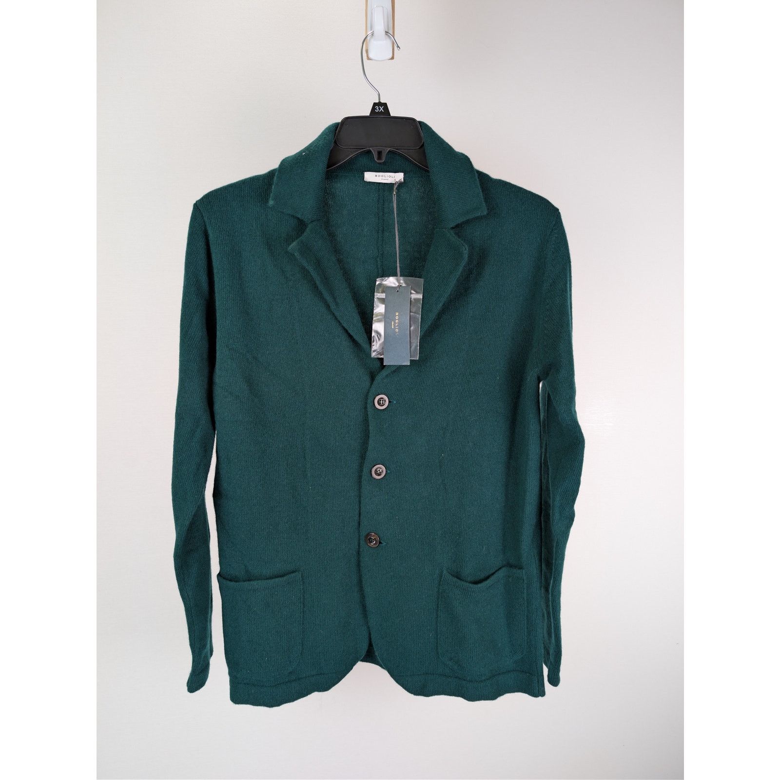 Boglioli o1rshd1 CC20 Men Sweater in Green Size US M / EU 48-50 / 2 - 2 Thumbnail
