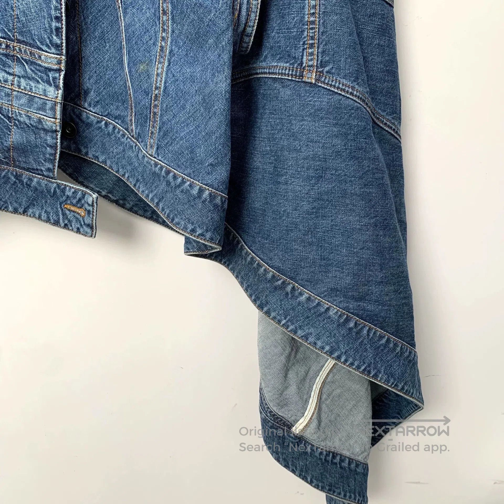 Loewe Loewe Blue Denim Asymmetric Jacket. Size US XS / EU 42 / 0 - 4 Thumbnail