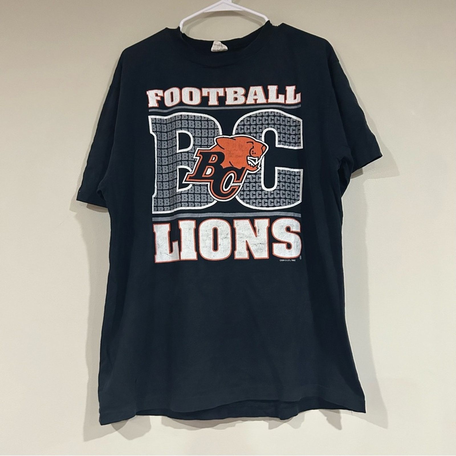 Other Vintage 1992 British Columbia BC Lions Football Shirt Size US L / EU 52-54 / 3 - 1 Thumbnail