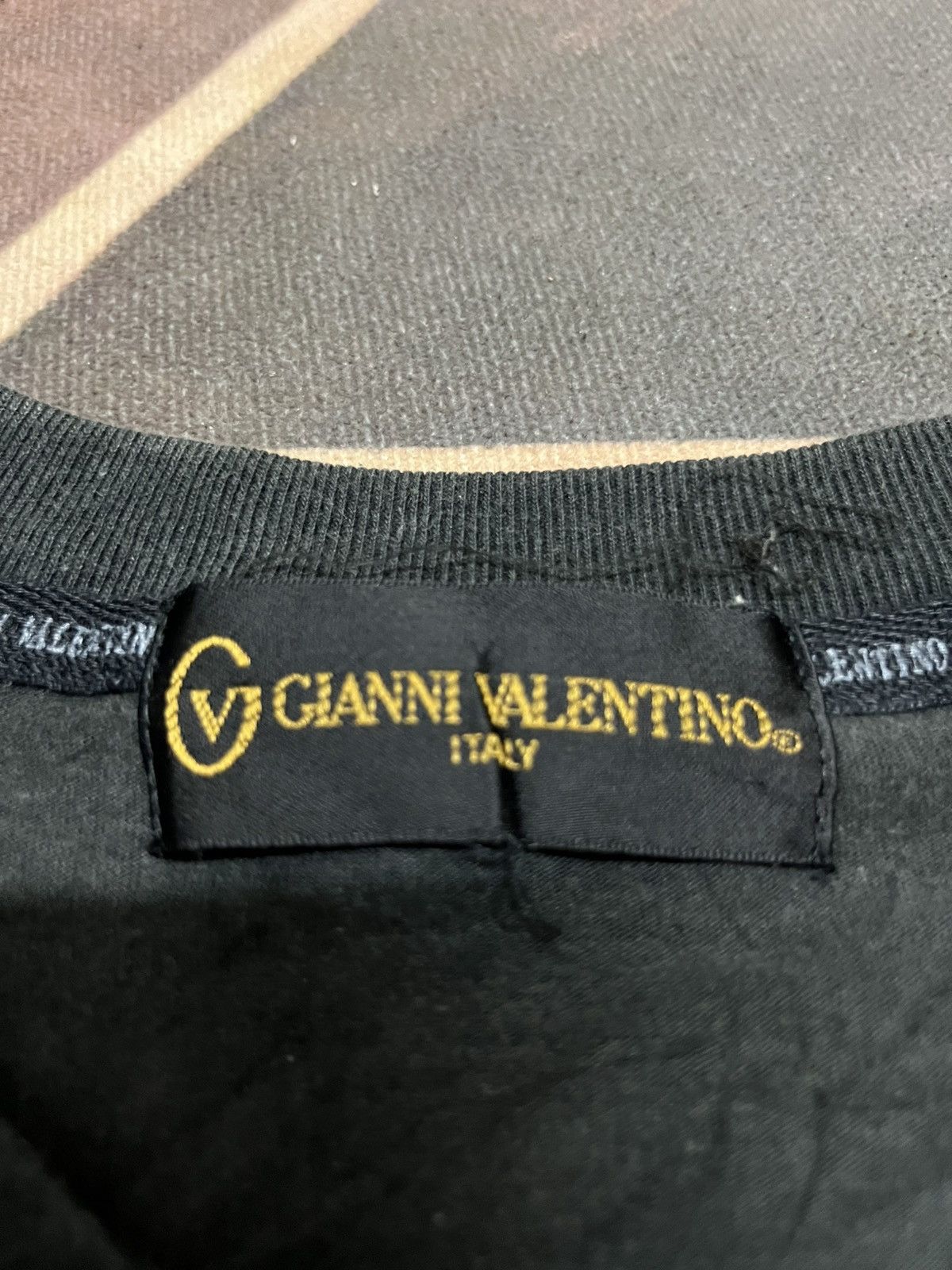 Gianni Valentino 💥True Vintage Gianni VALENTINO Embroidery Big Logo Size US M / EU 48-50 / 2 - 7 Thumbnail