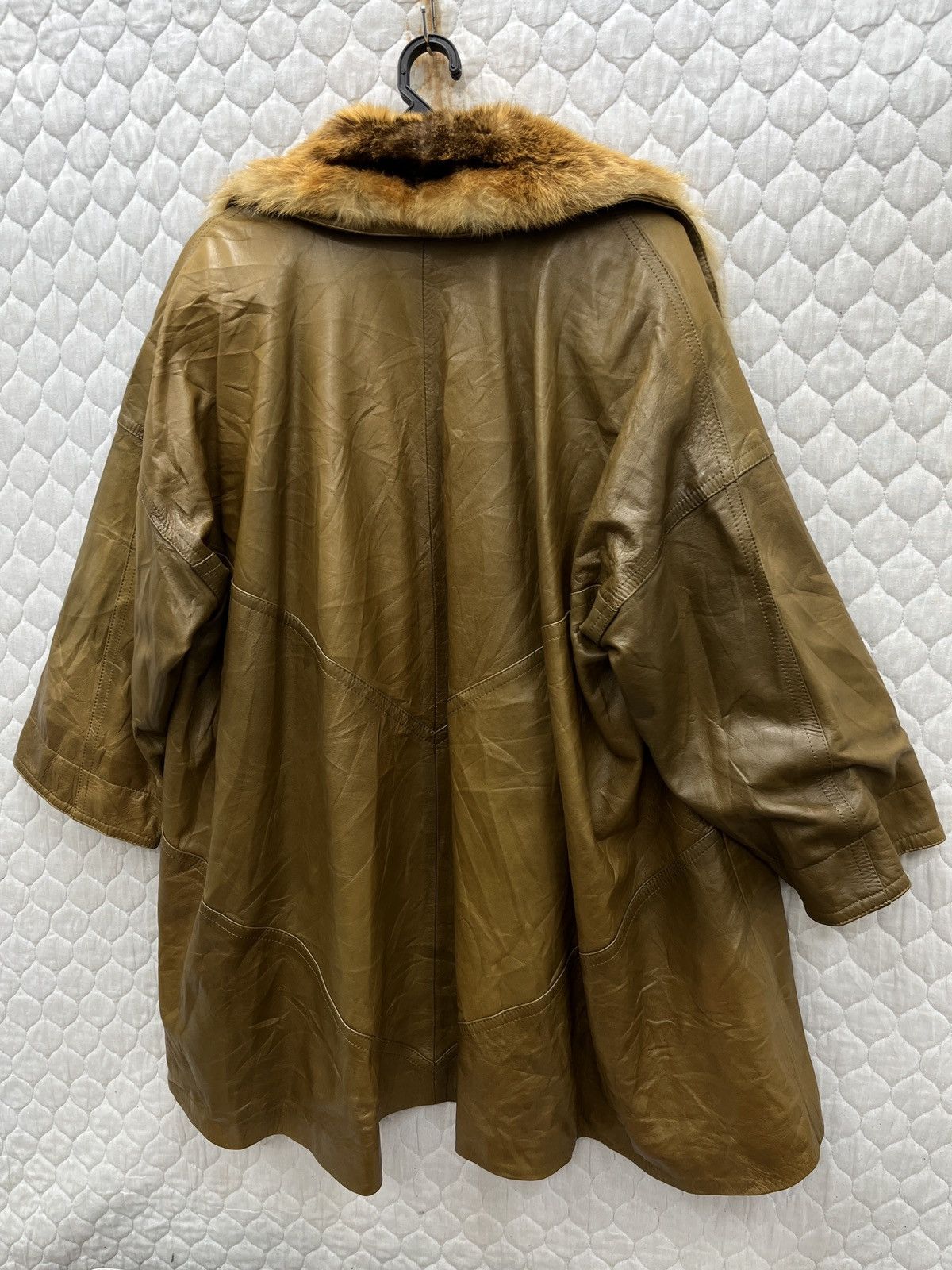 Loewe 🔥🔥🔥ARCHIVE LOEWE LEATHER COAT WITH FUR Size M / US 6-8 / IT 42-44 - 6 Thumbnail