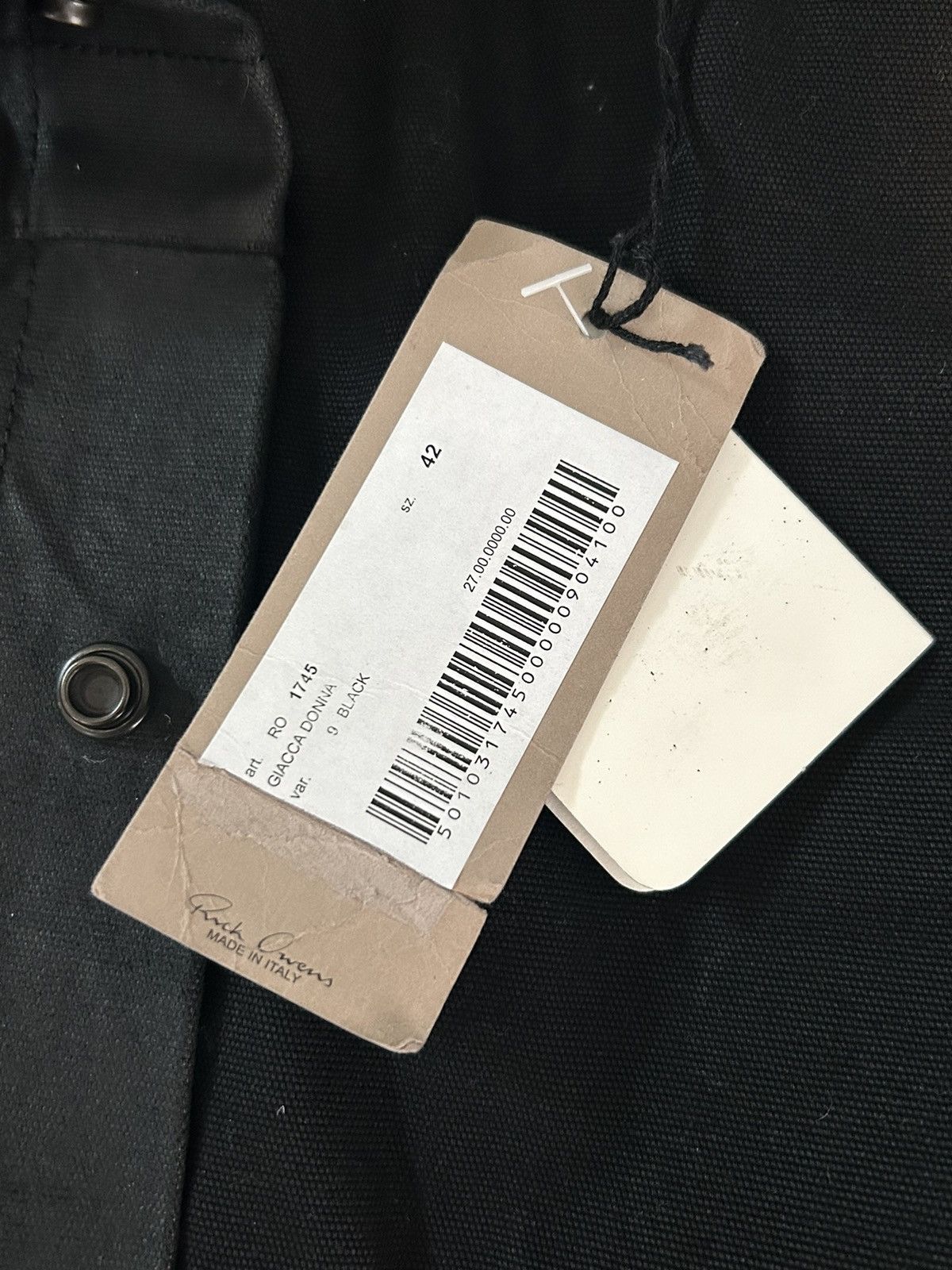 Rick Owens SS03 Suckerball Waxed Reconstructed Scrap Jacket Size US XS / EU 42 / 0 - 11 Thumbnail