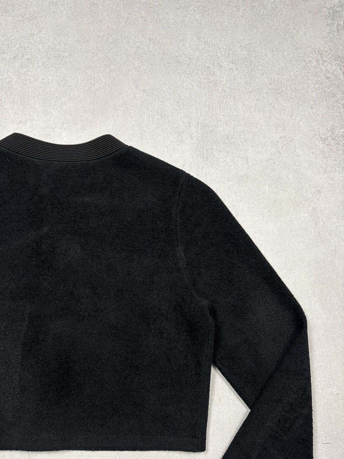 Sandro Sandro Paris Cropped Knit Cardigan Black Rare Gold Button S Size S / US 4 / IT 40 - 20 Thumbnail