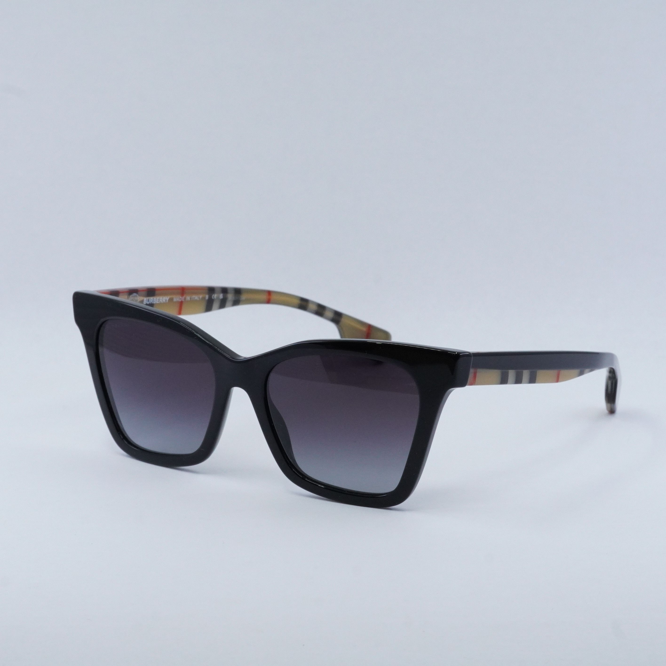 Burberry Burberry BE4346 394487 Elsa Sunglasses Vintage Check Cat Eye Size ONE SIZE - 4 Thumbnail