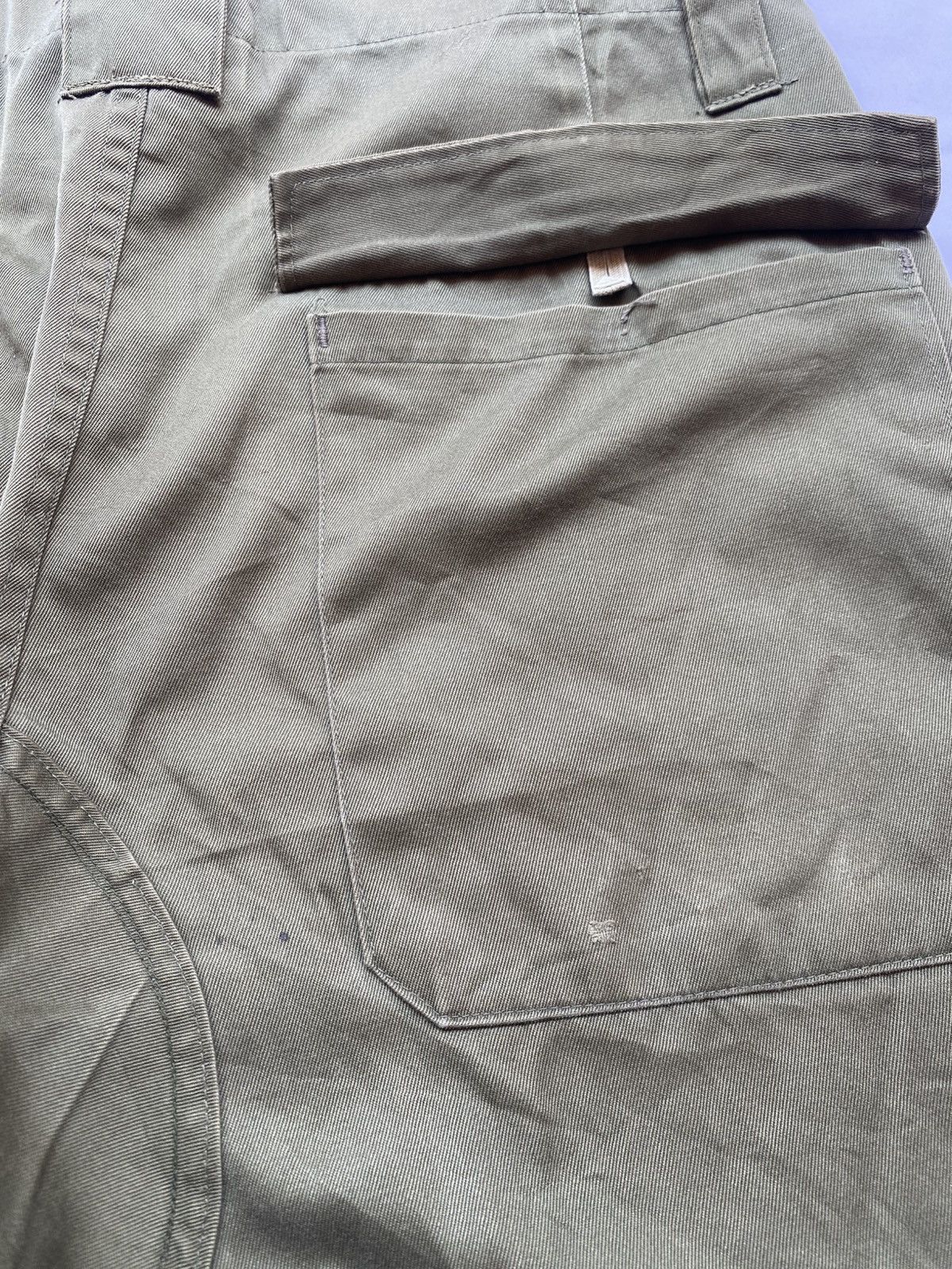 Vintage Vintage 70s Japanese Army Ankle Button Sateen Trouser Size US 32 / EU 48 - 10 Thumbnail