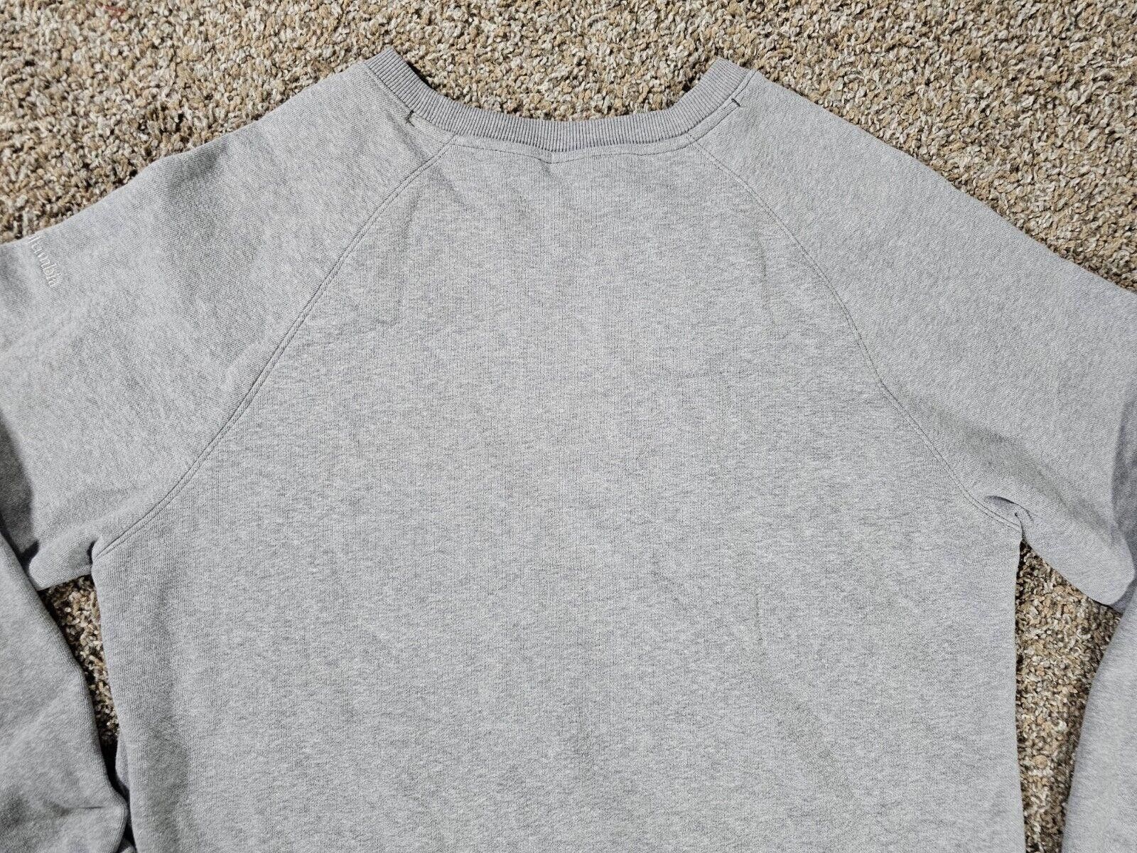 Columbia Columbia Sweater L Adult Gray Pullover SpellOut Logo Outdoor Size L / US 10 / IT 46 - 8 Thumbnail
