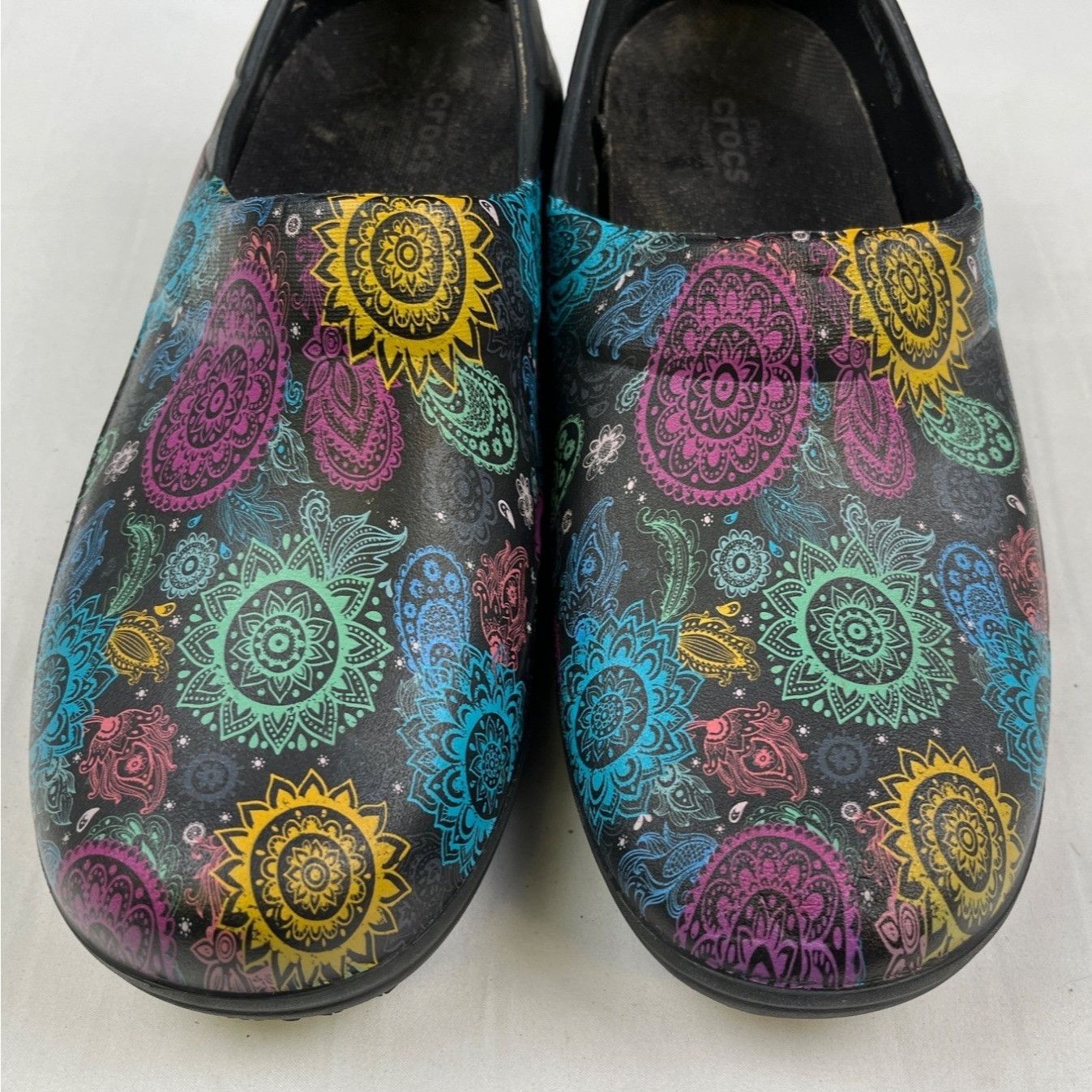 Crocs Crocs Women's Multicolor Slip Resistant Shoes/Clogs Sz W8 SK Size US 8 / IT 38 - 3 Thumbnail