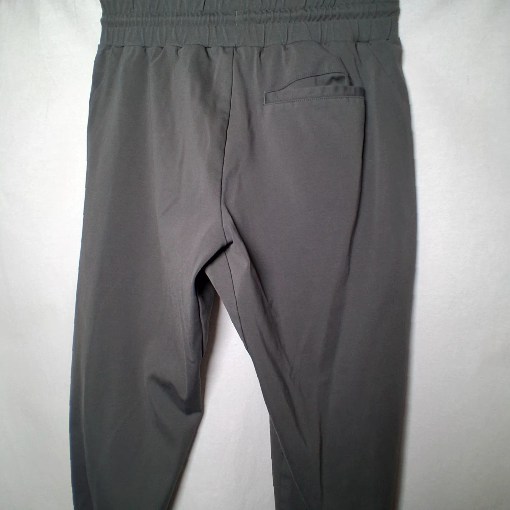 Vintage Bylt Active Jogger Pants Women M Gray Nylon Spandex Viscose Stretch Athletic Pockets Drawstring Regular Inseam 27" Jogger Work Out Athletic Size 32" / US 10 / IT 46 - 4 Thumbnail