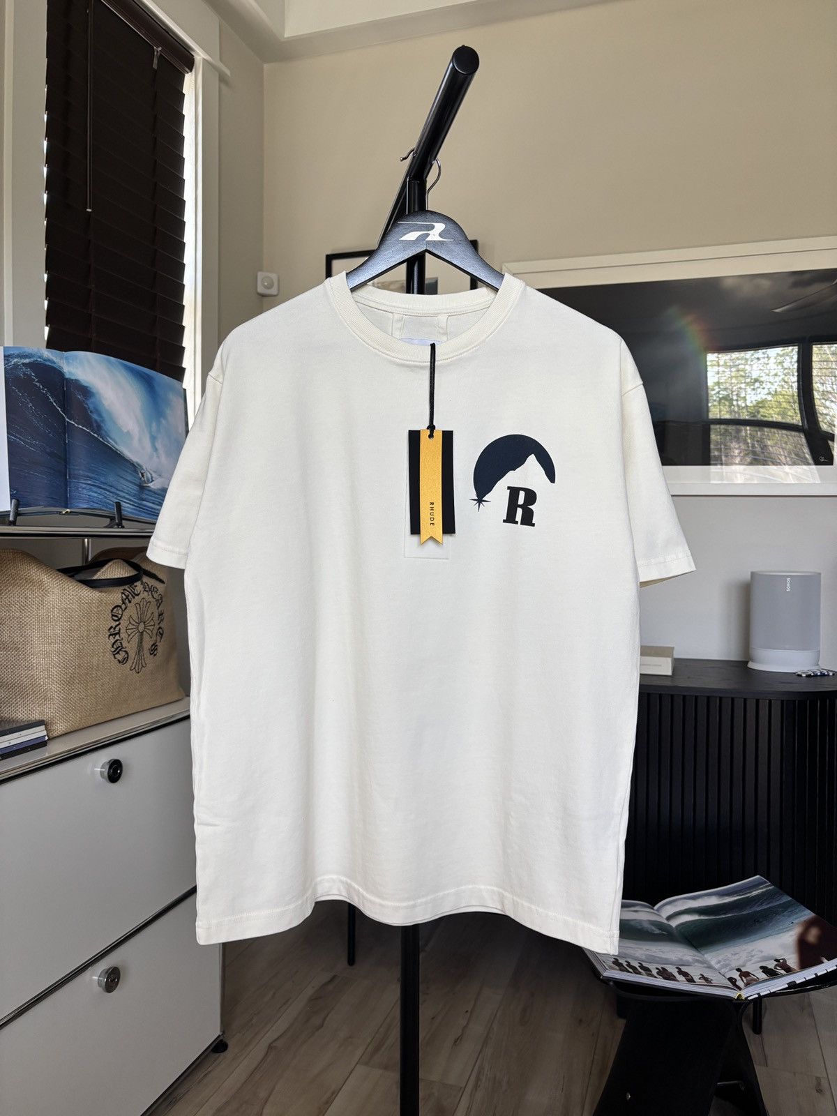 Rhude RHUDE | NEW BLUE MOONLIGHT GRAPHIC LOGO TEE Size US S / EU 44-46 / 1 - 2 Thumbnail