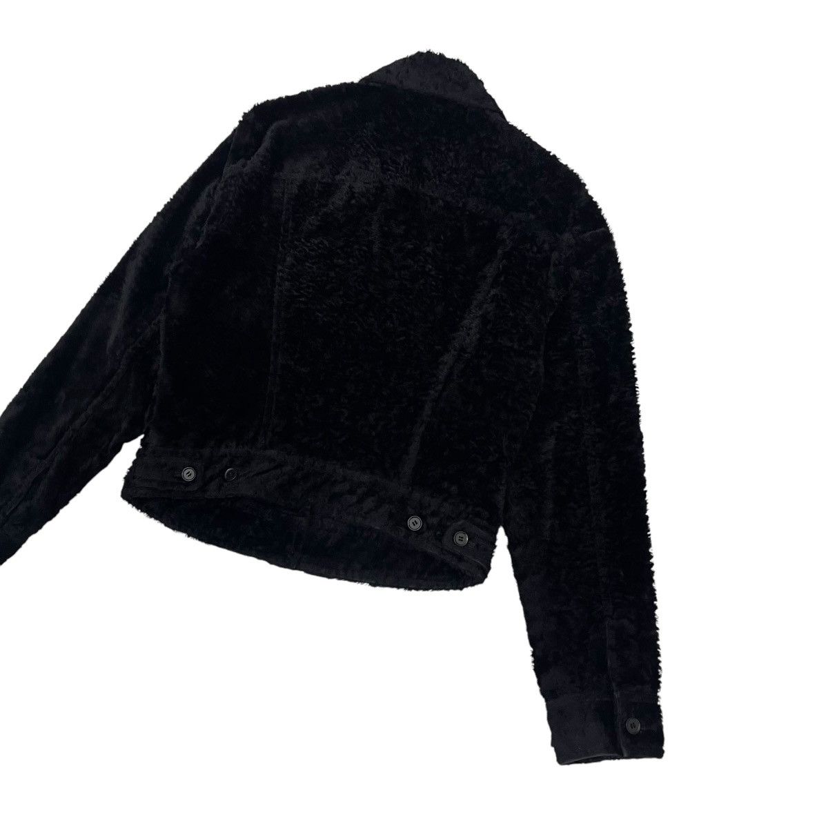 Katharine Hamnett London ⚡️Vintage Katharine Hamnett London Faux Fur Cropp Jacket Size M / US 6-8 / IT 42-44 - 13 Thumbnail