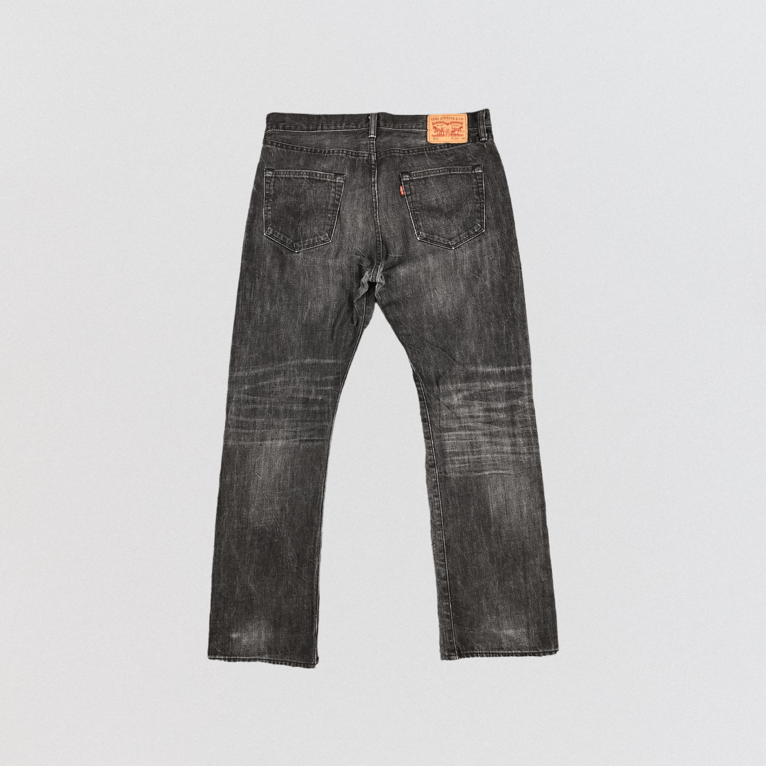 Levi's Vintage Levis 501 Faded Black Jeans-JM1074 Size US 35 - 2 Thumbnail