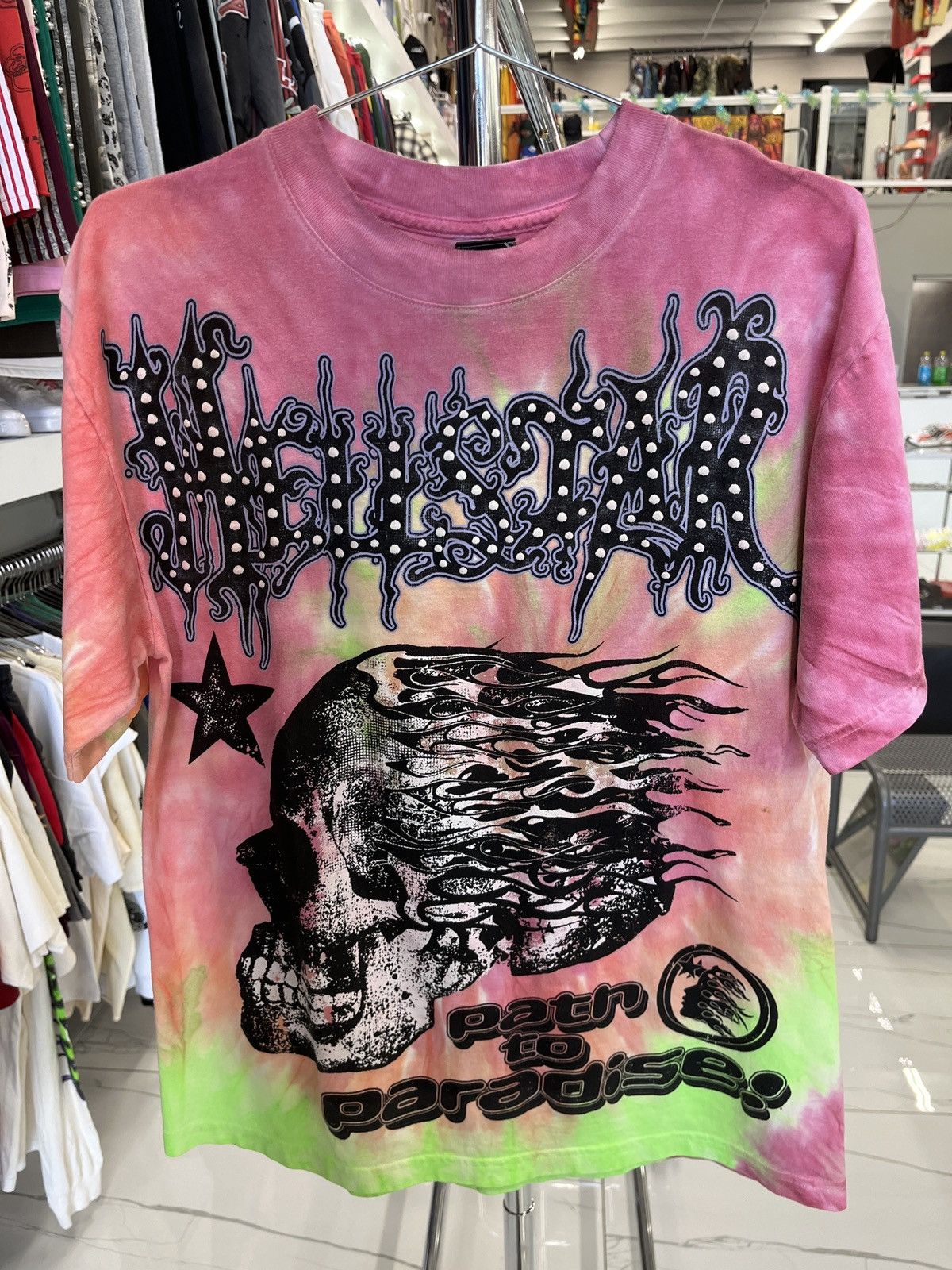 HELLSTAR Path To Paradise Tie Dye Tee Size US M / EU 48-50 / 2 - 1 Thumbnail