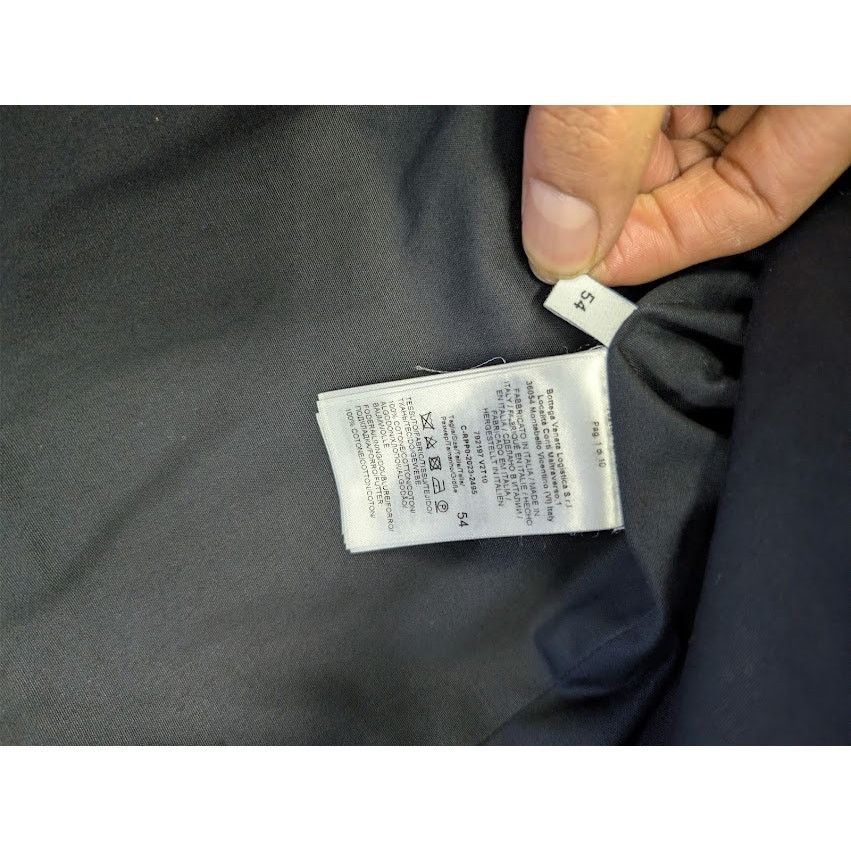 Bottega Veneta o1rshd1 Cotton Twill Caban Jacket in Midnight Blue Size US L / EU 52-54 / 3 - 16 Thumbnail