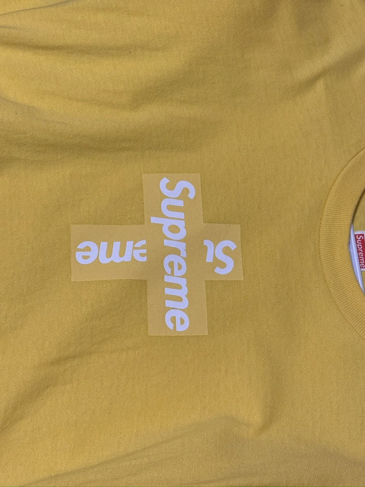 Supreme Supreme Cross Box Logo Tee Size US M / EU 48-50 / 2 - 5 Thumbnail