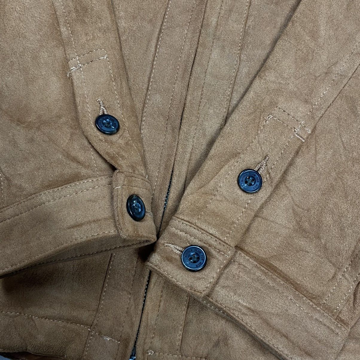 14th Addiction Nicole Club For Men Two-Way Zip Suede Jacket Size US M / EU 48-50 / 2 - 8 Thumbnail