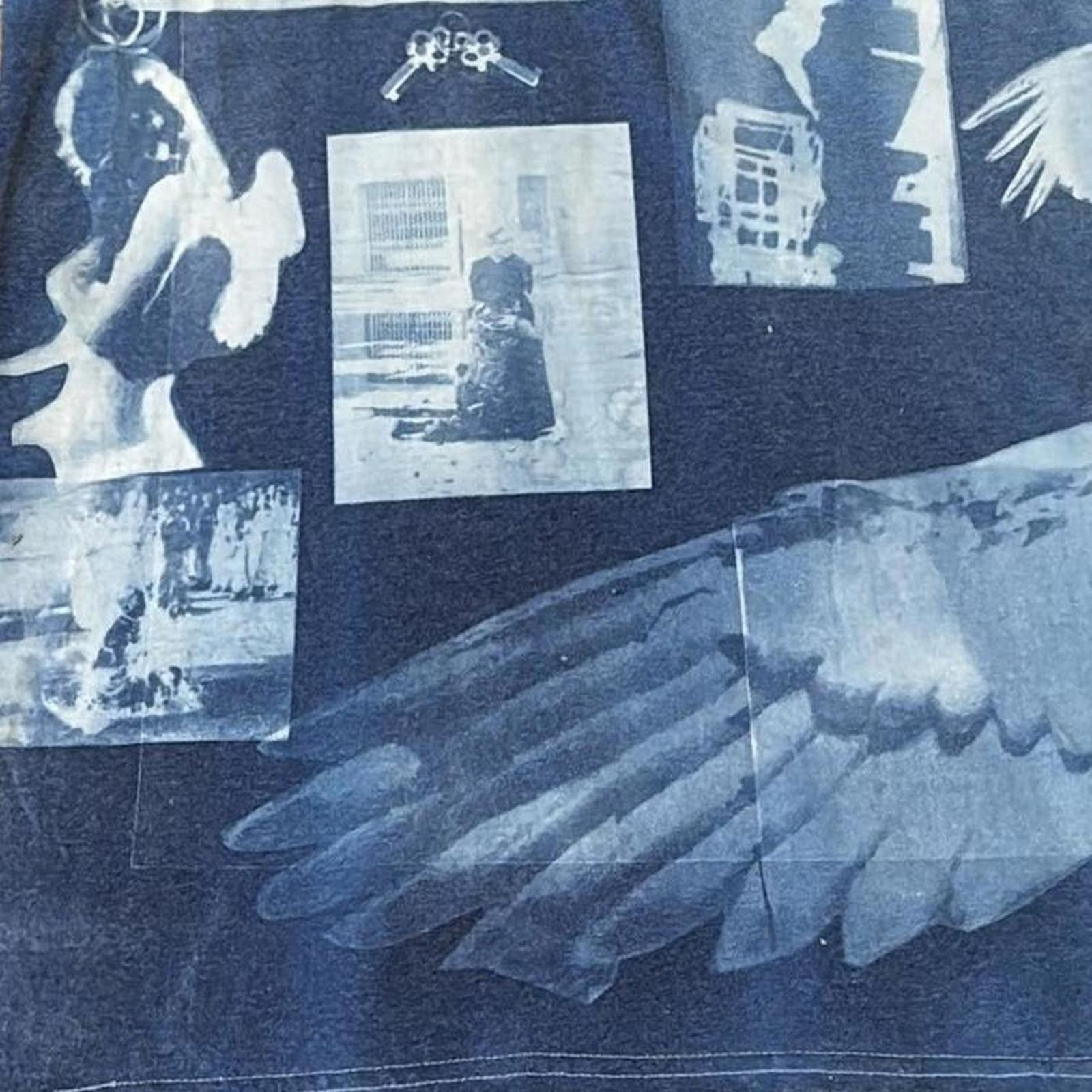 Other dontshoot.usa Blue cyanotype collage Tee Size M / US 6-8 / IT 42-44 - 4 Thumbnail