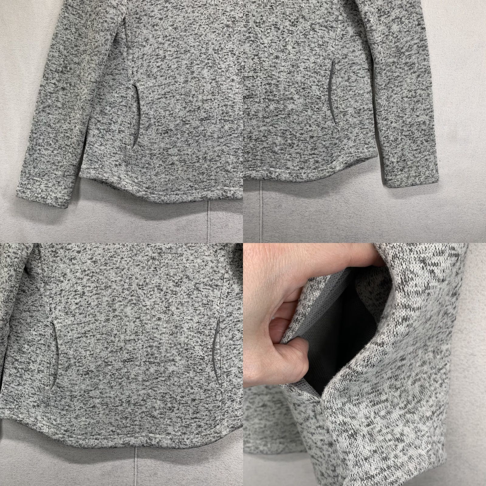 Kyodan KYODAN Pullover Women’s 1/4 Snap Side Pockets Medium Gray Freedom Trail EUC Womens Size M / US 6-8 / IT 42-44 - 8 Thumbnail